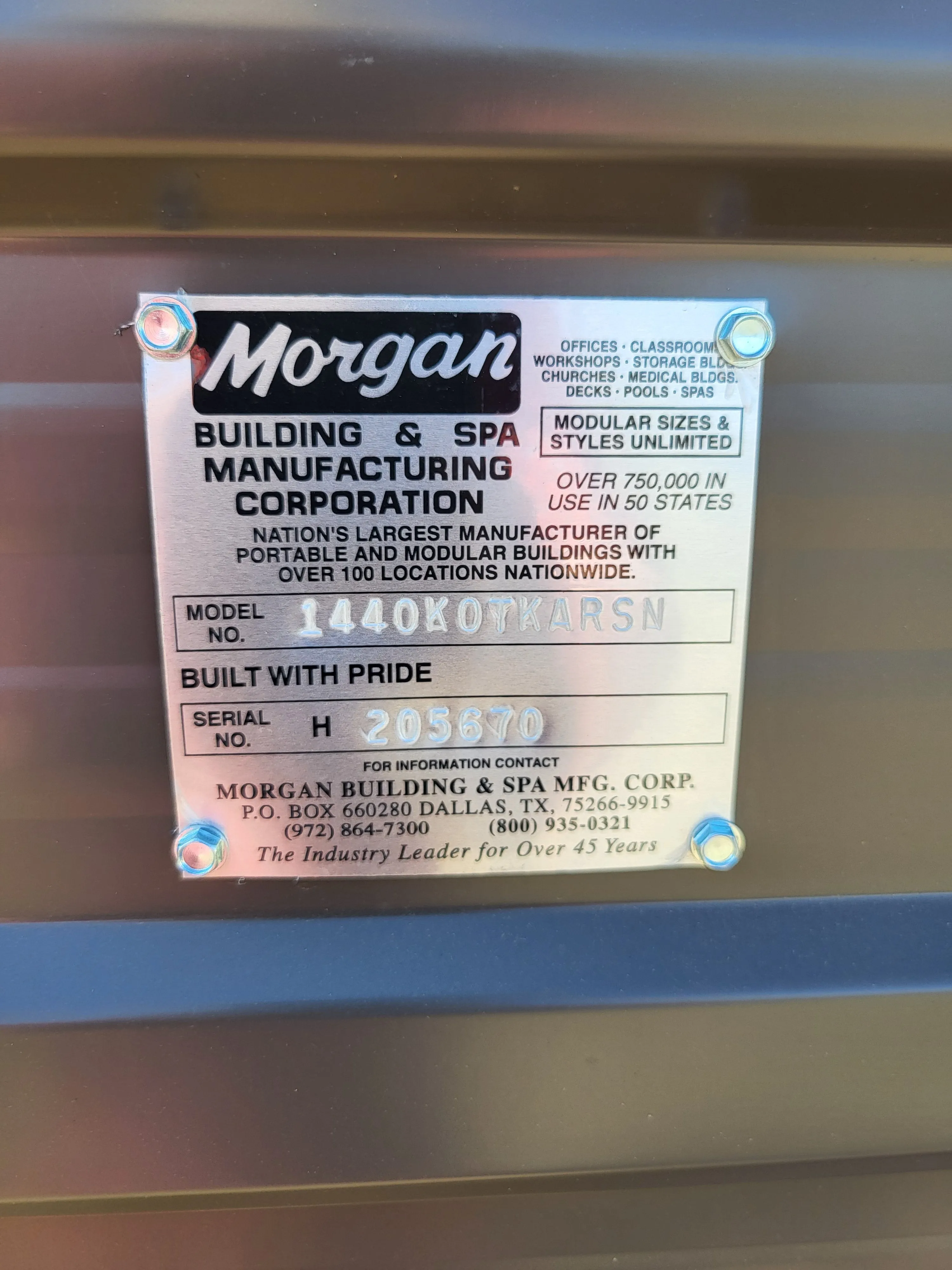 14 x 40 Morgan Storage Garage with a Roll-Up Door
