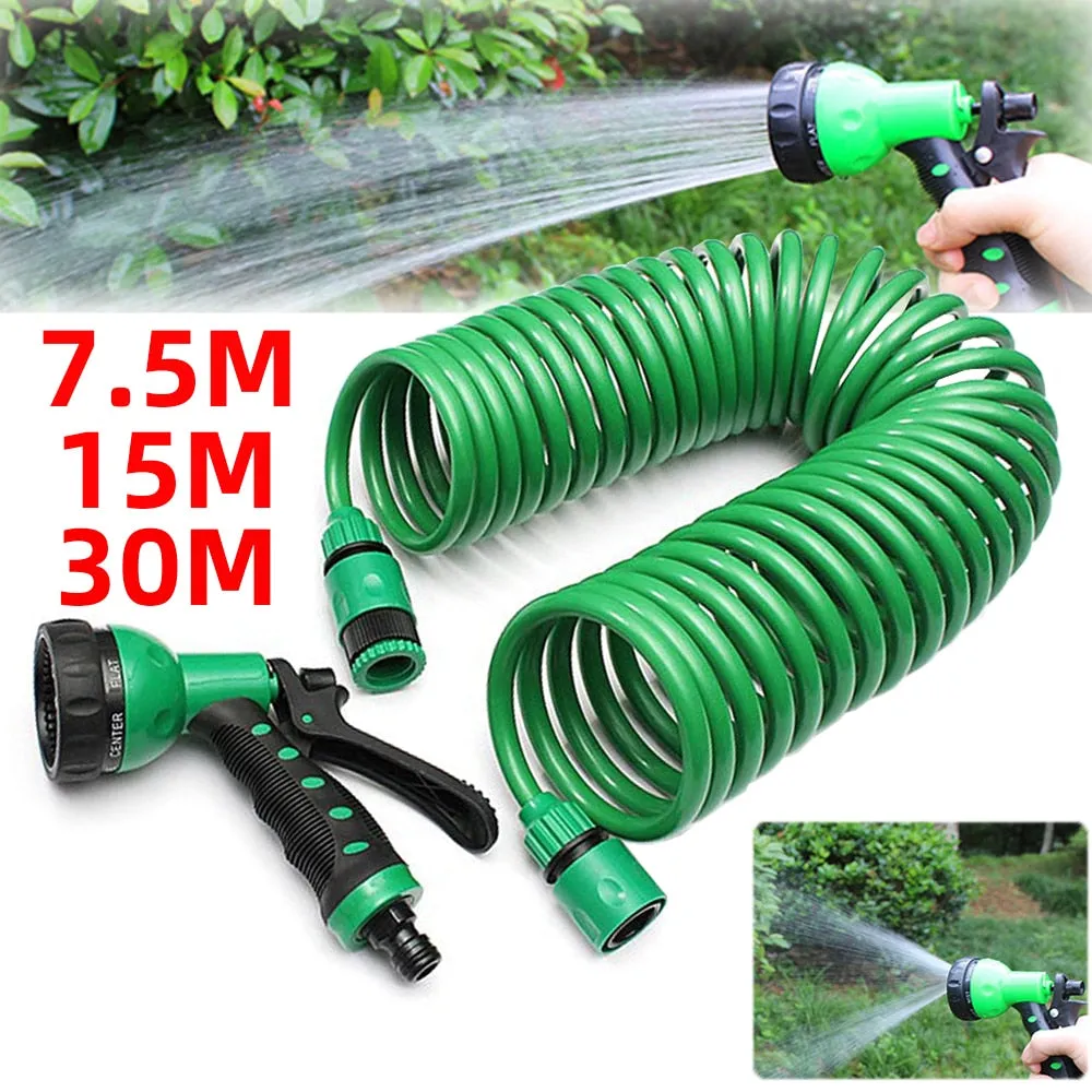 25-200FT Expandable Garden Hose Kit with 7 Spraying Modes