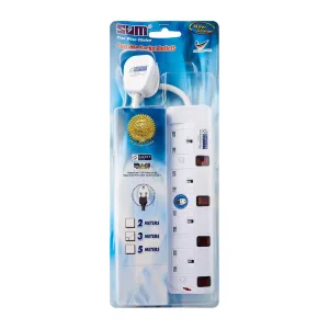 4 Outlets 3 Pin Portable Socket (3M)