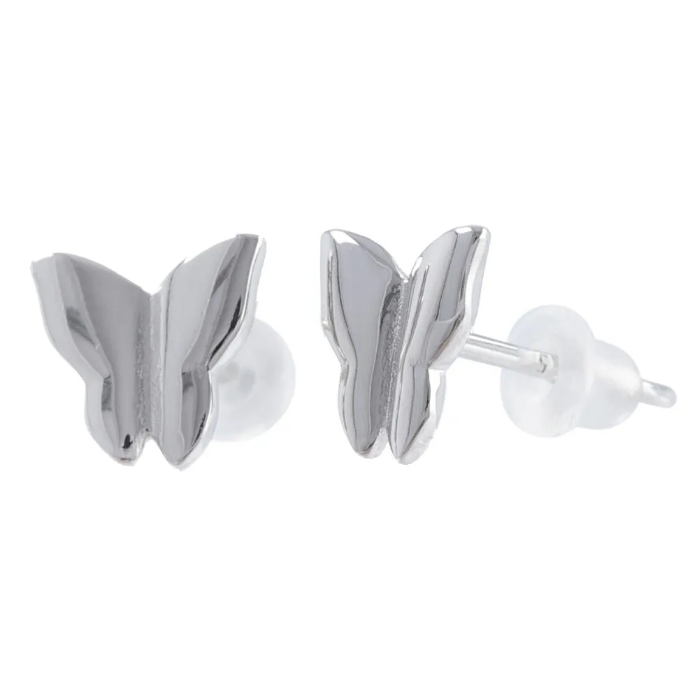 925 Silver Butterfly Studs