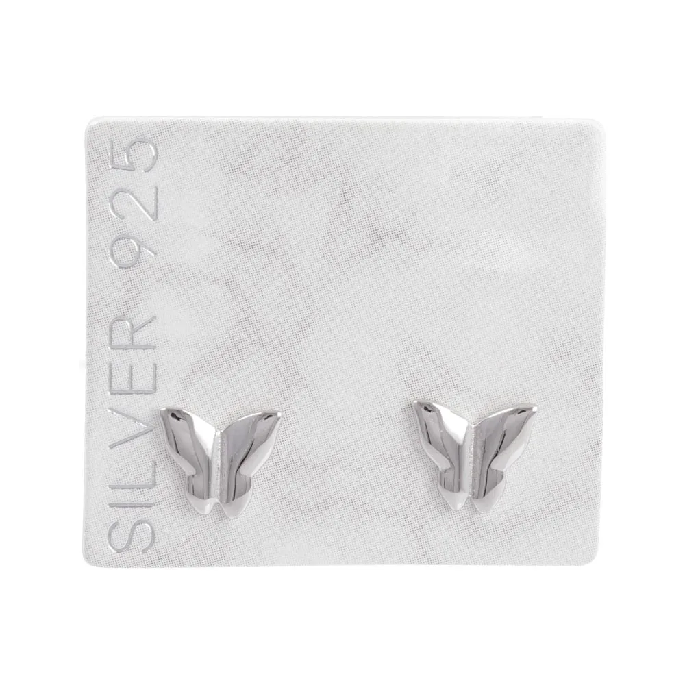 925 Silver Butterfly Studs
