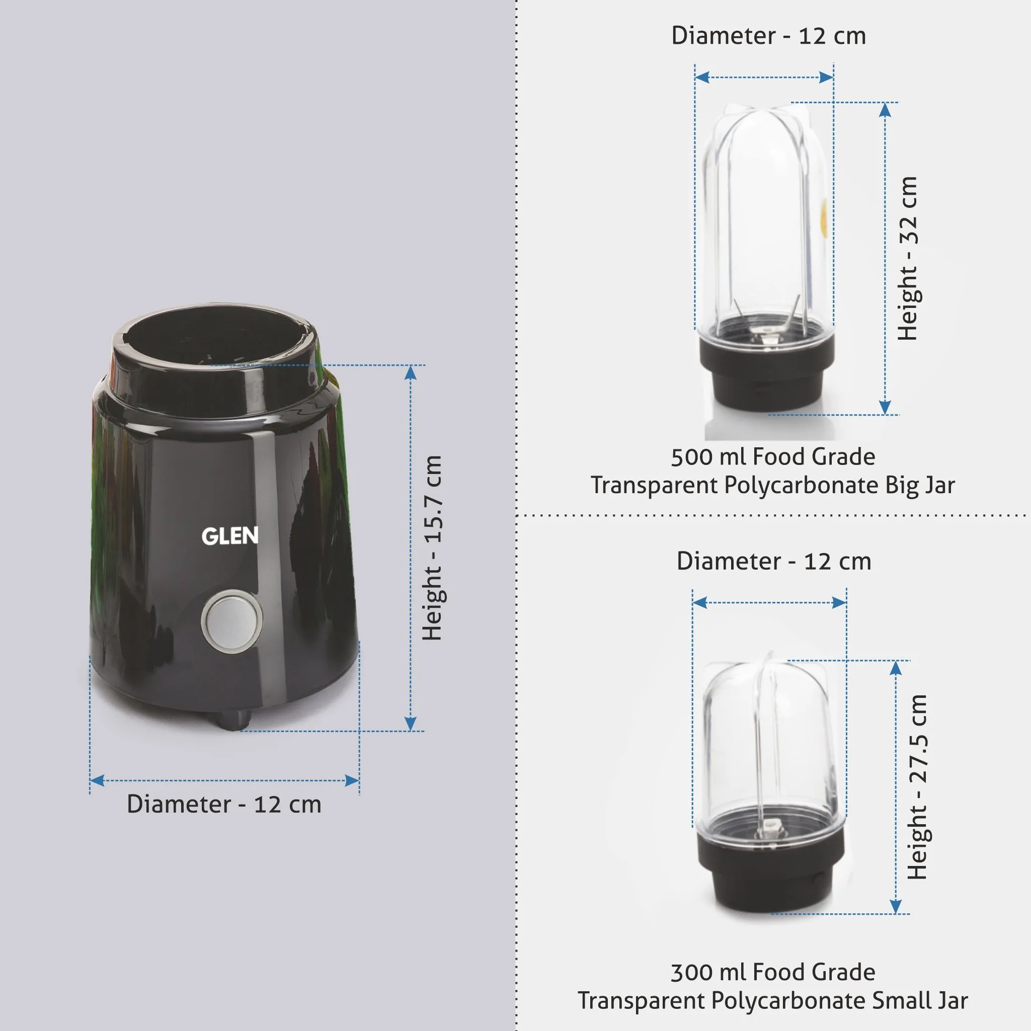 Active-Blender, 350W, 20000 RPM Mixer, Grinder, Blender, 2 Unbreakable Food Grade Jars  (4048 N)