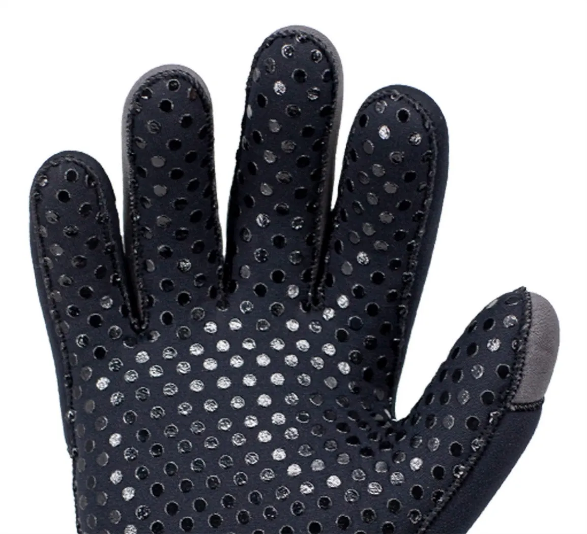 Akona Antigua Flexible Stretch 5mm Neoprene Gloves - Durable, Water Resistant Finish, Ergonomic, PU Palms Superior Grip