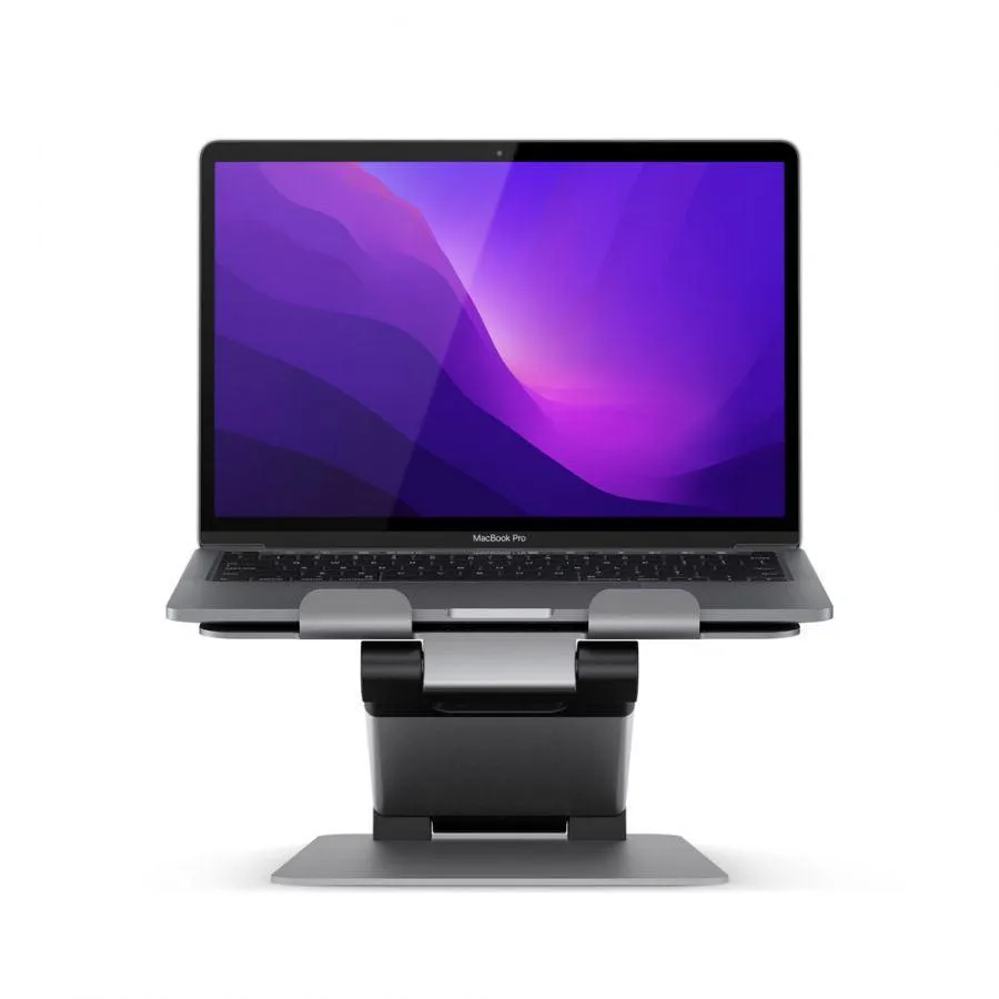 ALOGIC Adjustable Laptop Riser | aluminium  | silicone pads (EPALR-SGR)