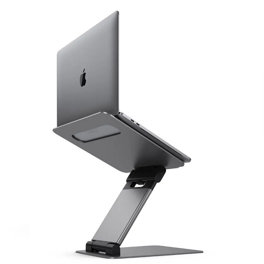 ALOGIC Adjustable Laptop Riser | aluminium  | silicone pads (EPALR-SGR)