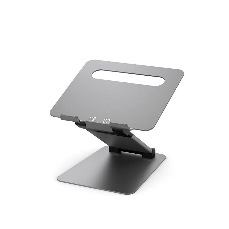 ALOGIC Adjustable Laptop Riser | aluminium  | silicone pads (EPALR-SGR)