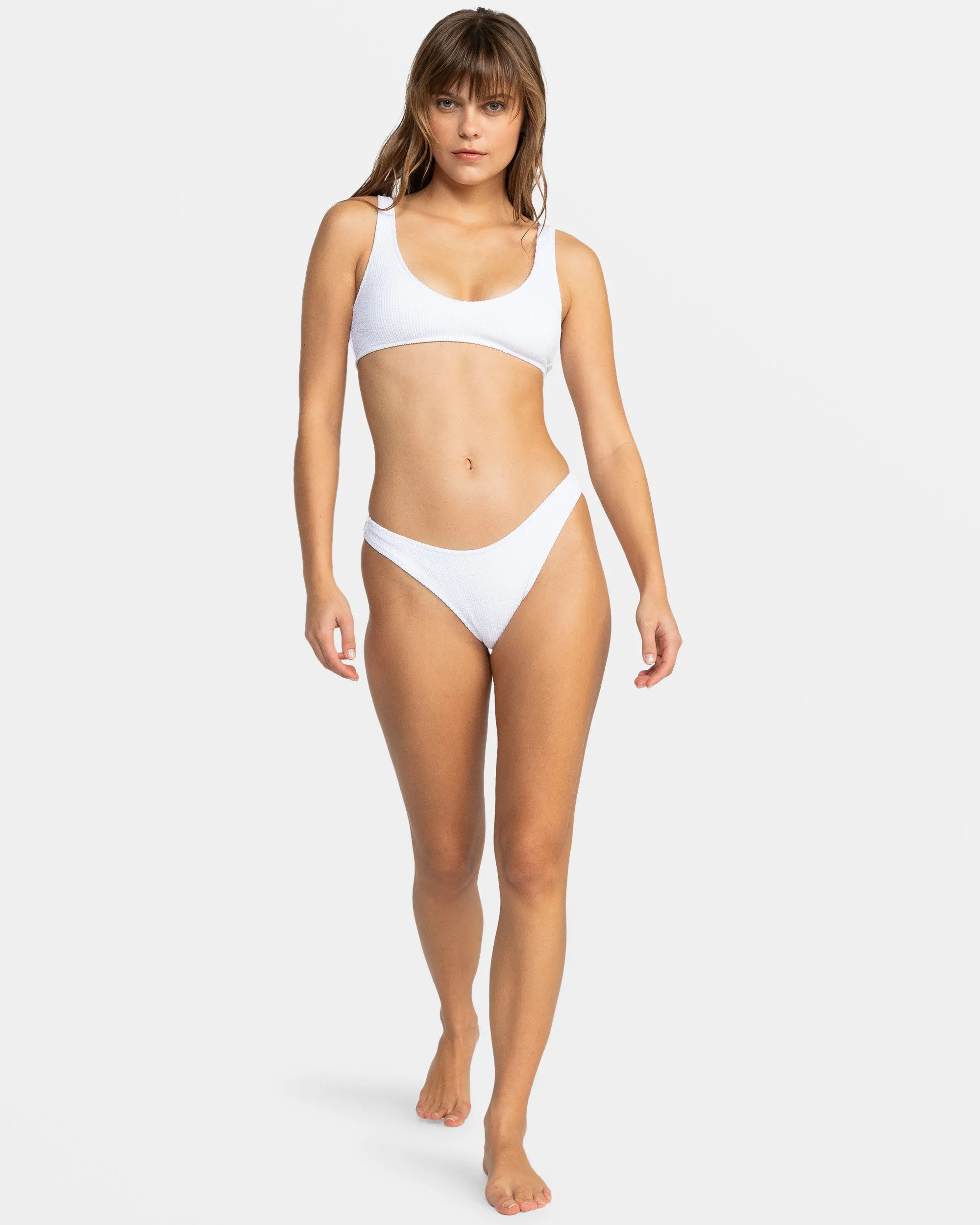 Aruba Bralette Bikini Top - Bright White