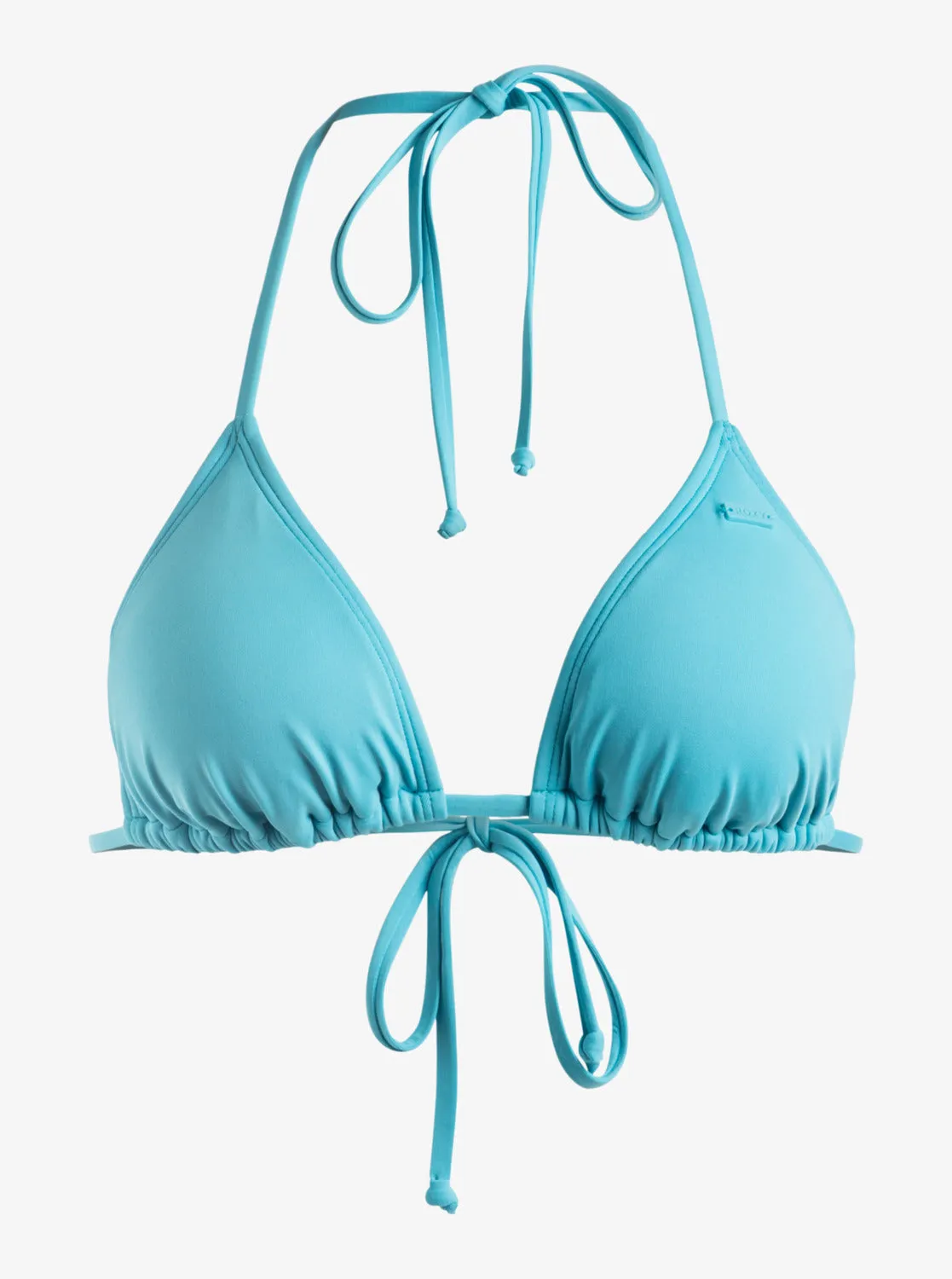 Beach Classics Tiki Triangle Bikini Top - Maui Blue