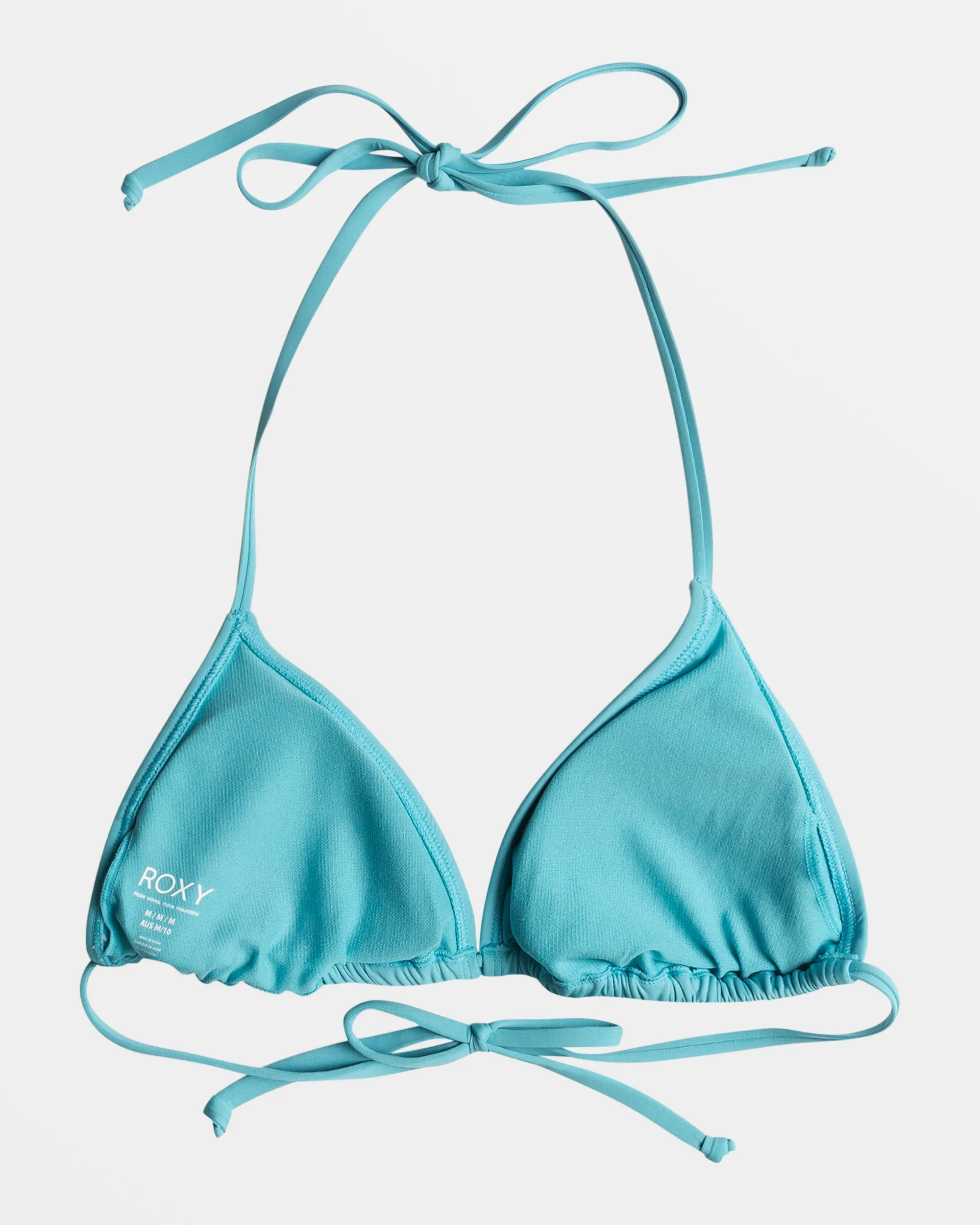 Beach Classics Tiki Triangle Bikini Top - Maui Blue