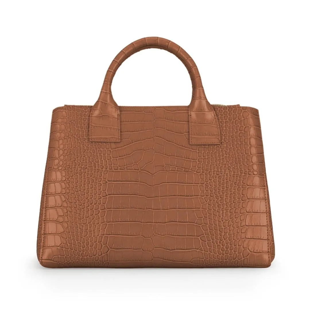 Bella Croco 12" - Camel Brown