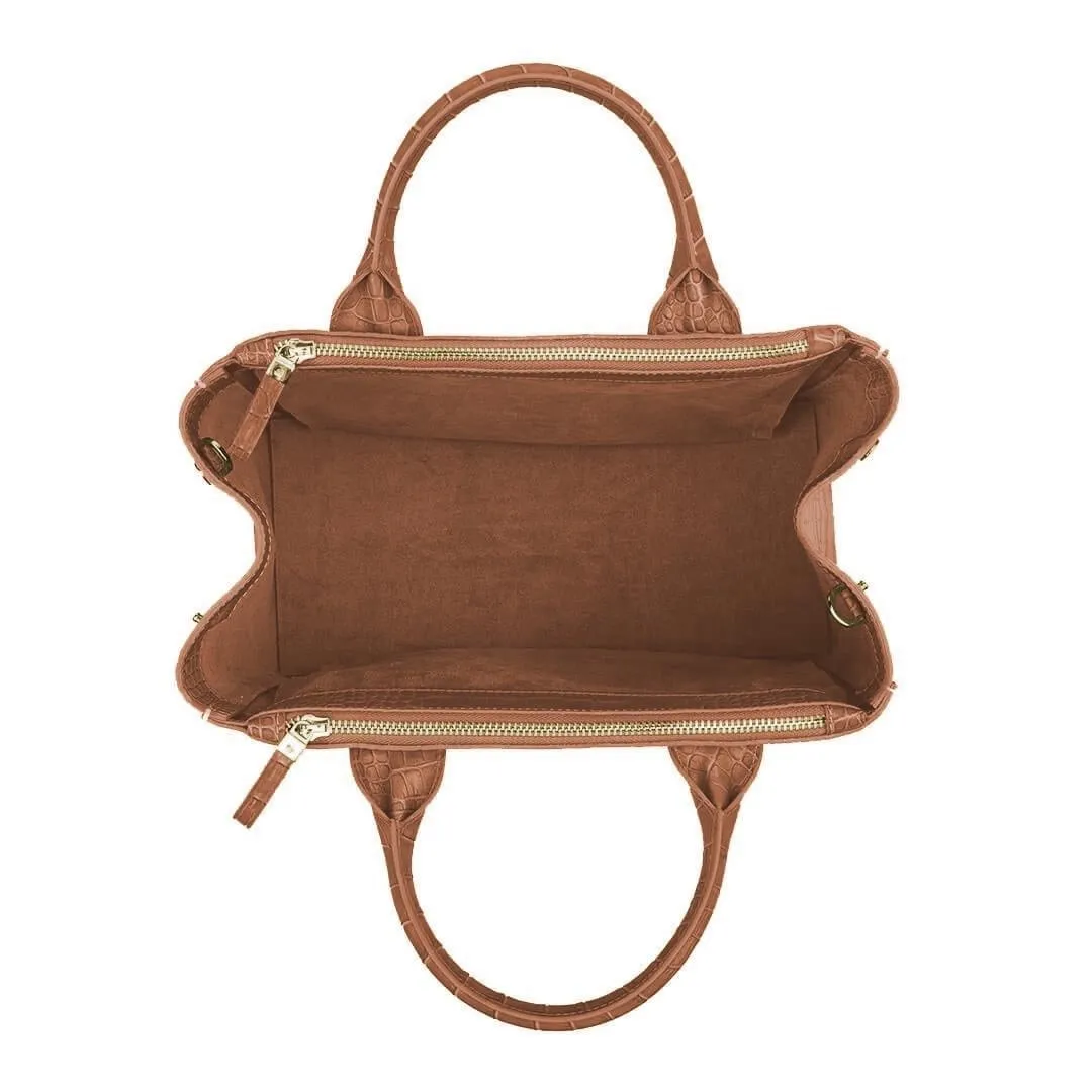 Bella Croco 12" - Camel Brown