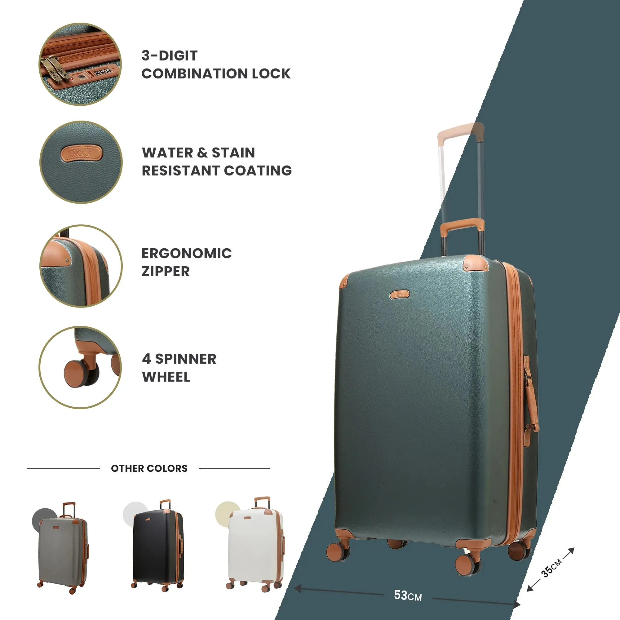 Carnaby - Suitcase Expandable Hard-Shell 4 Spinner Wheels