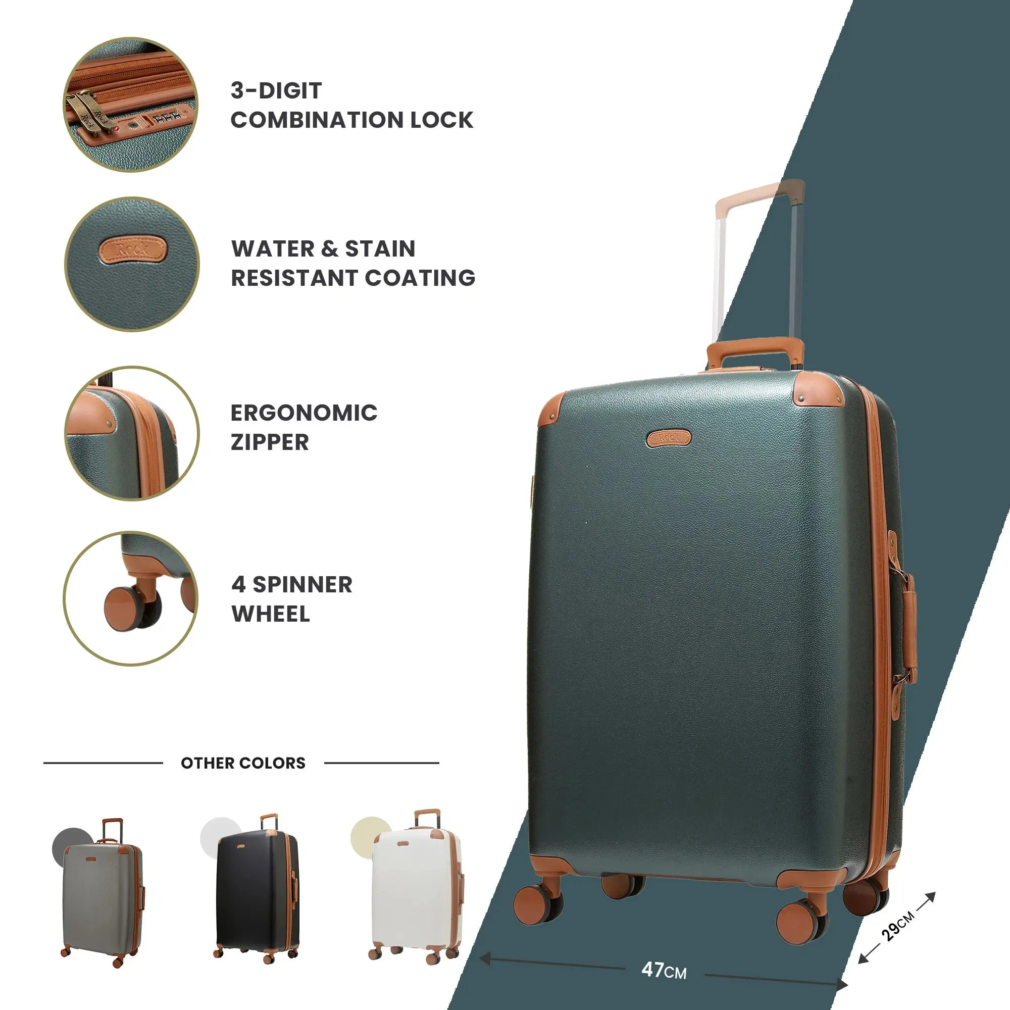 Carnaby - Suitcase Expandable Hard-Shell 4 Spinner Wheels