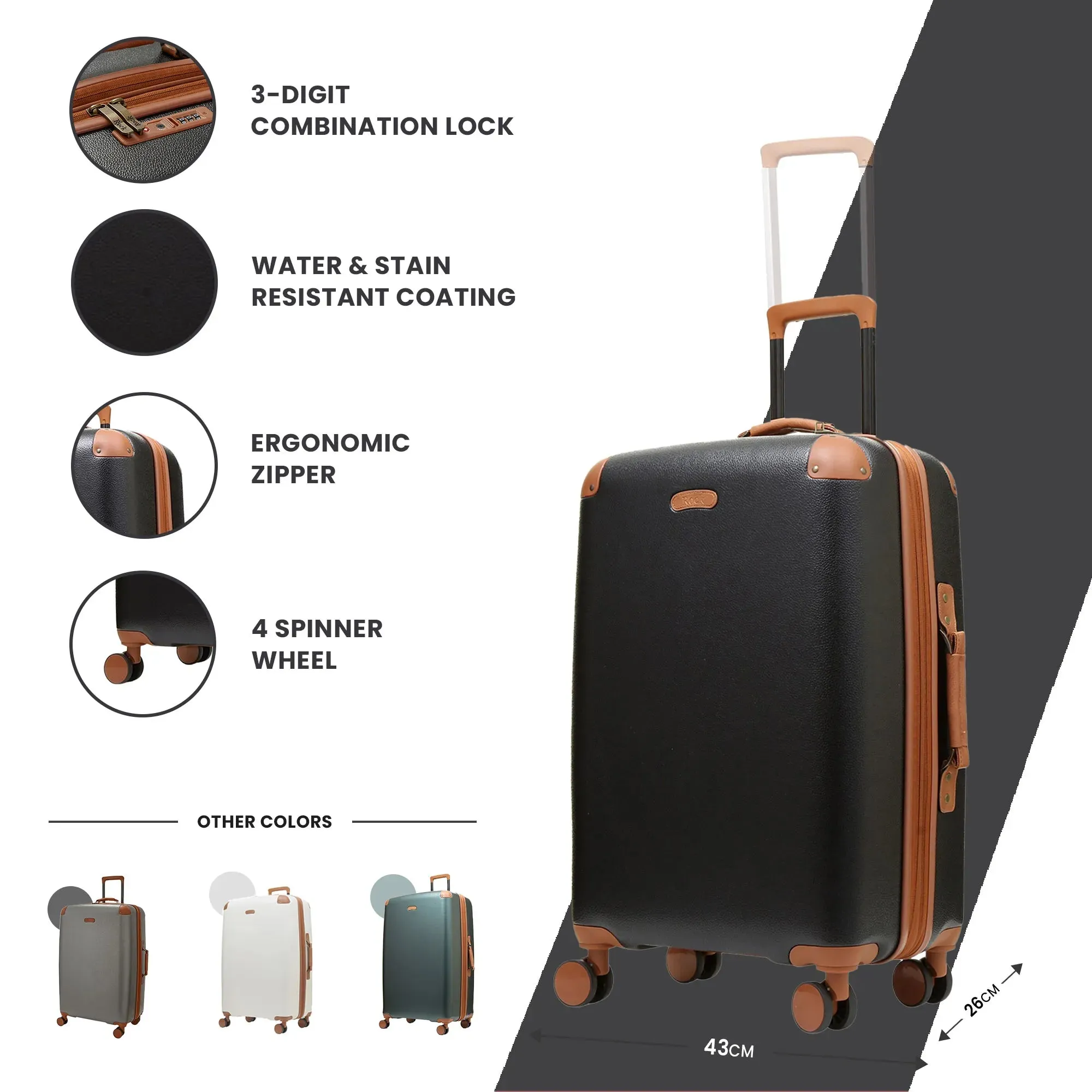 Carnaby - Suitcase Expandable Hard-Shell 4 Spinner Wheels