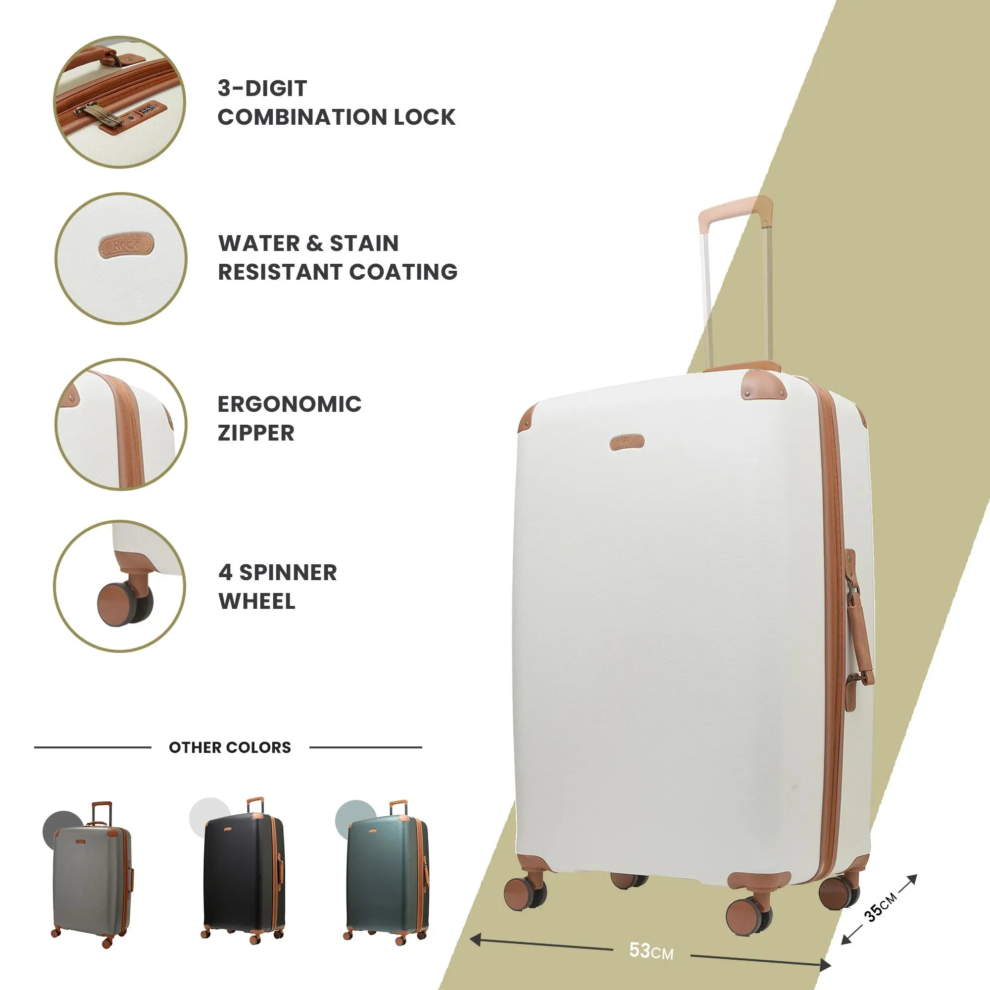 Carnaby - Suitcase Expandable Hard-Shell 4 Spinner Wheels