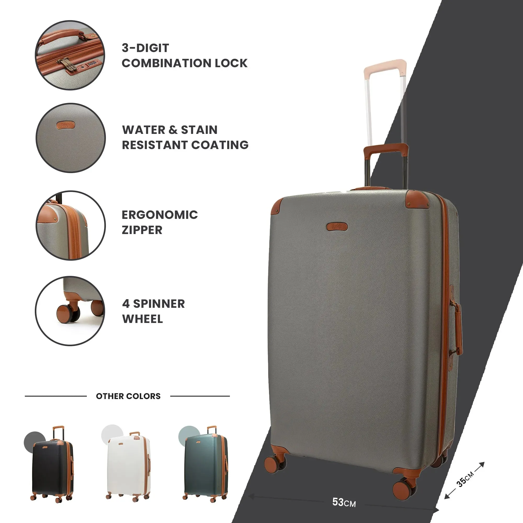 Carnaby - Suitcase Expandable Hard-Shell 4 Spinner Wheels