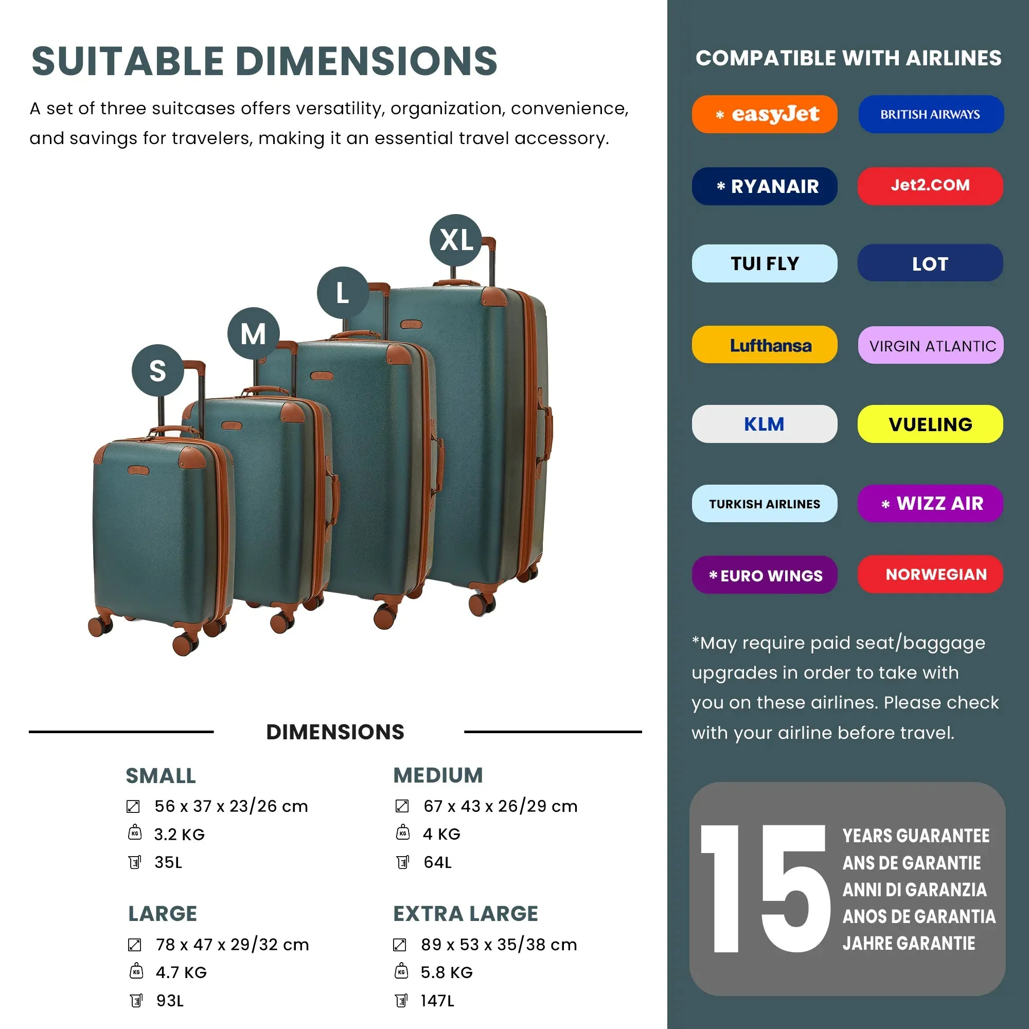 Carnaby - Suitcase Expandable Hard-Shell 4 Spinner Wheels