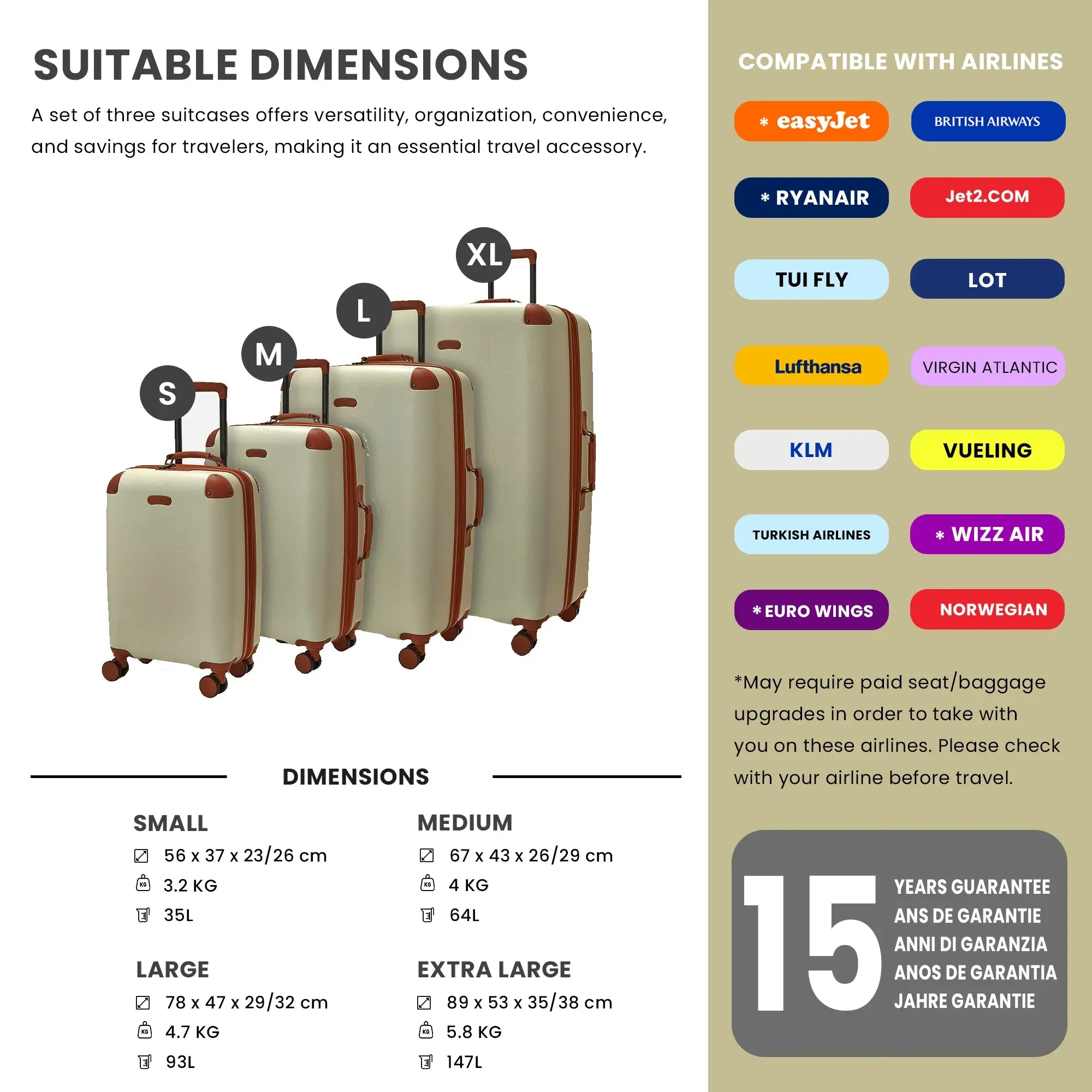 Carnaby - Suitcase Expandable Hard-Shell 4 Spinner Wheels