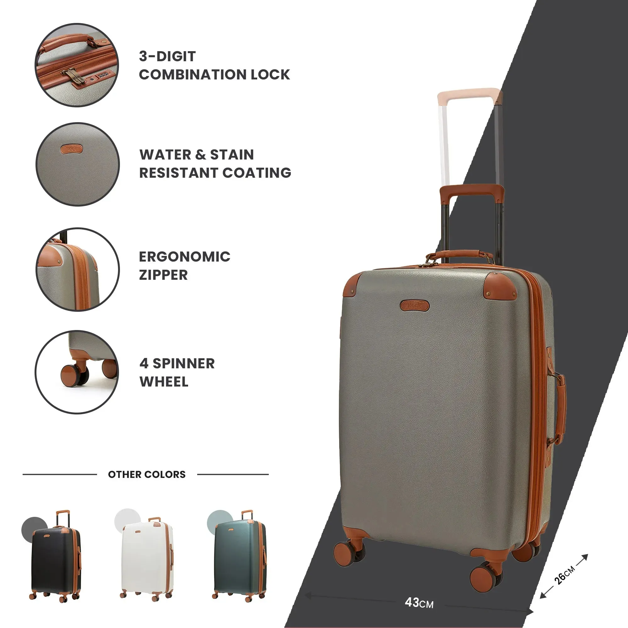 Carnaby - Suitcase Expandable Hard-Shell 4 Spinner Wheels