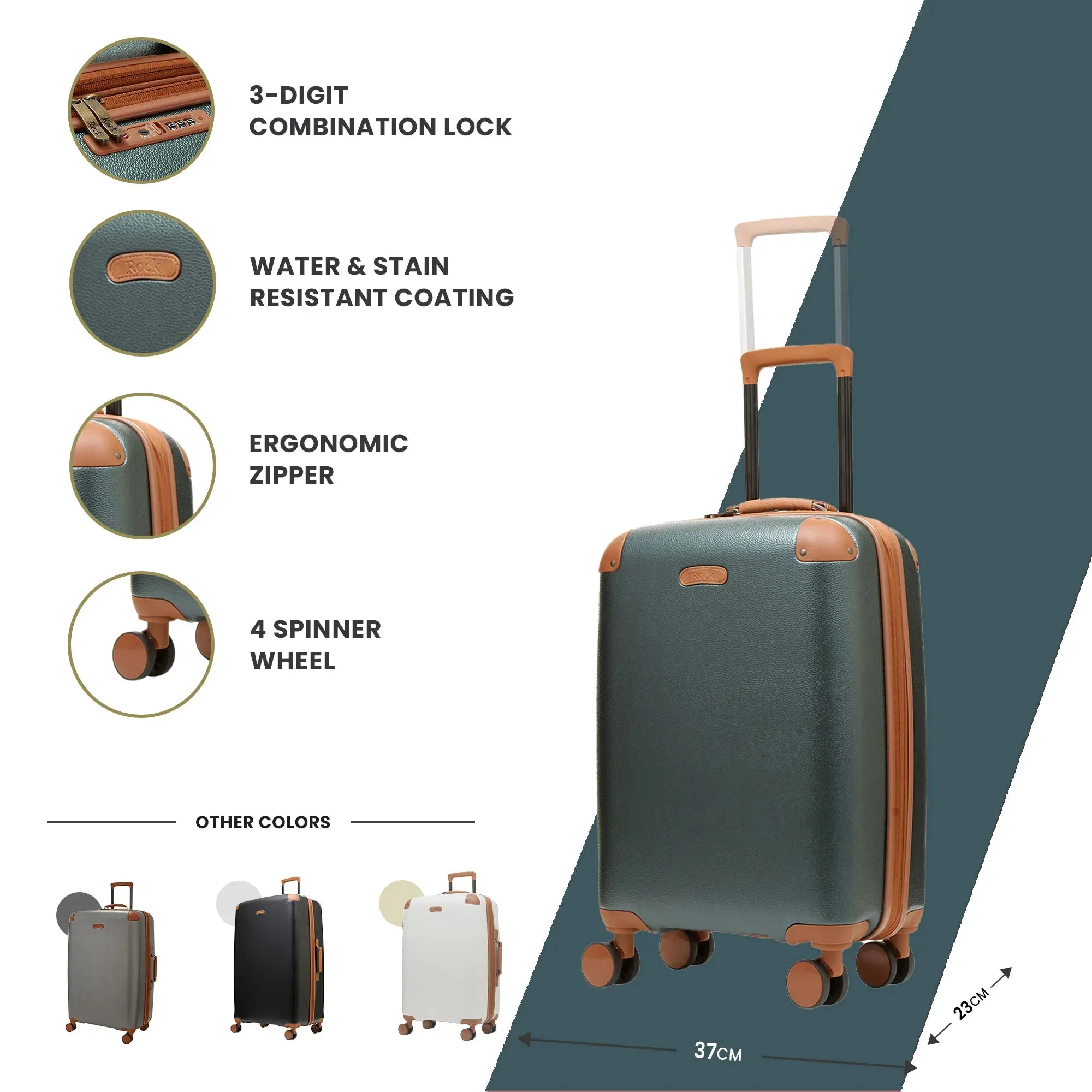 Carnaby - Suitcase Expandable Hard-Shell 4 Spinner Wheels