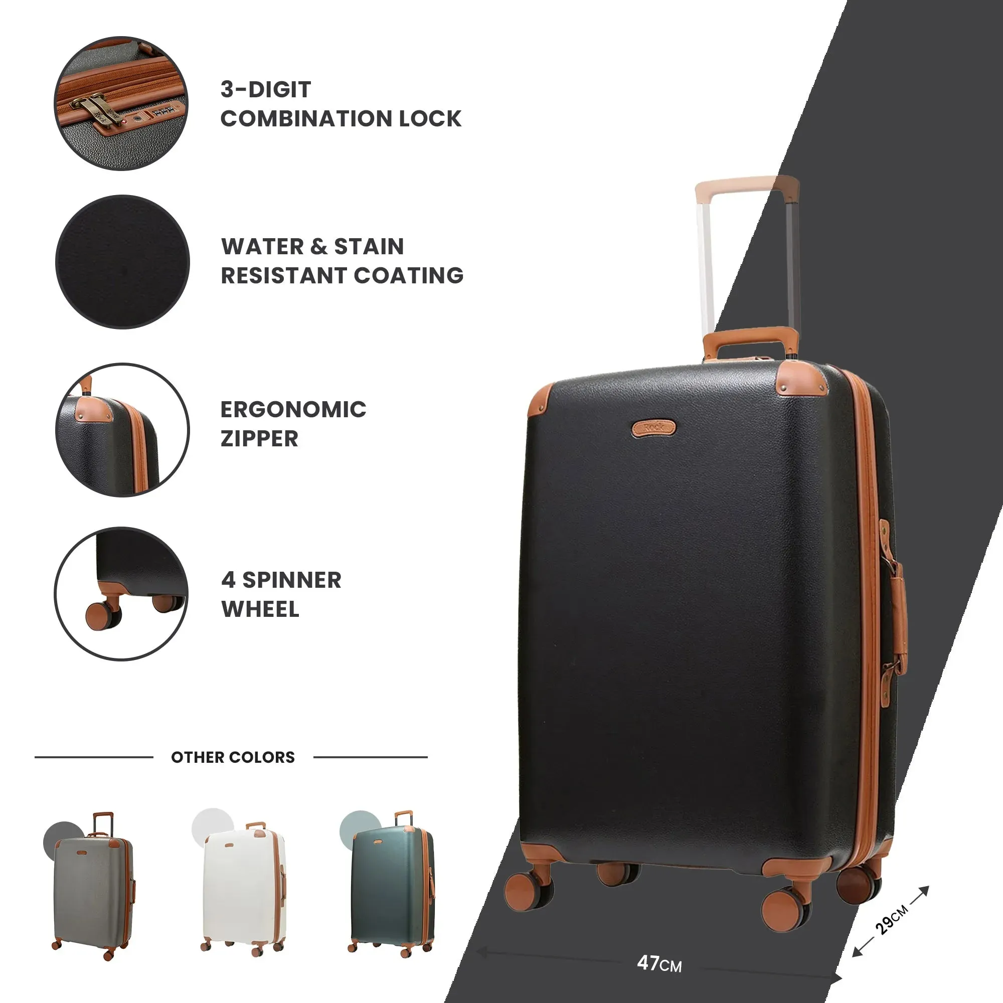 Carnaby - Suitcase Expandable Hard-Shell 4 Spinner Wheels