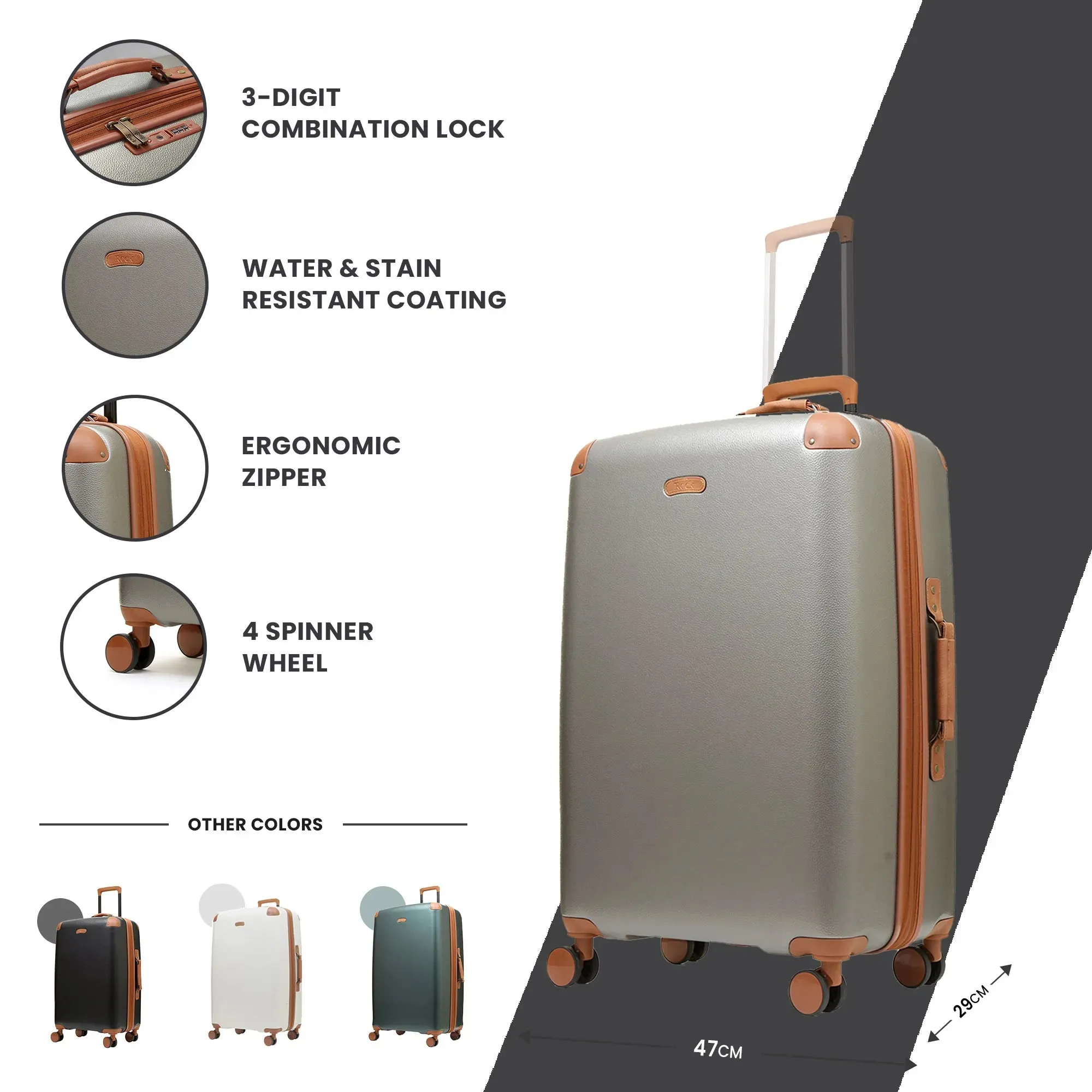 Carnaby - Suitcase Expandable Hard-Shell 4 Spinner Wheels