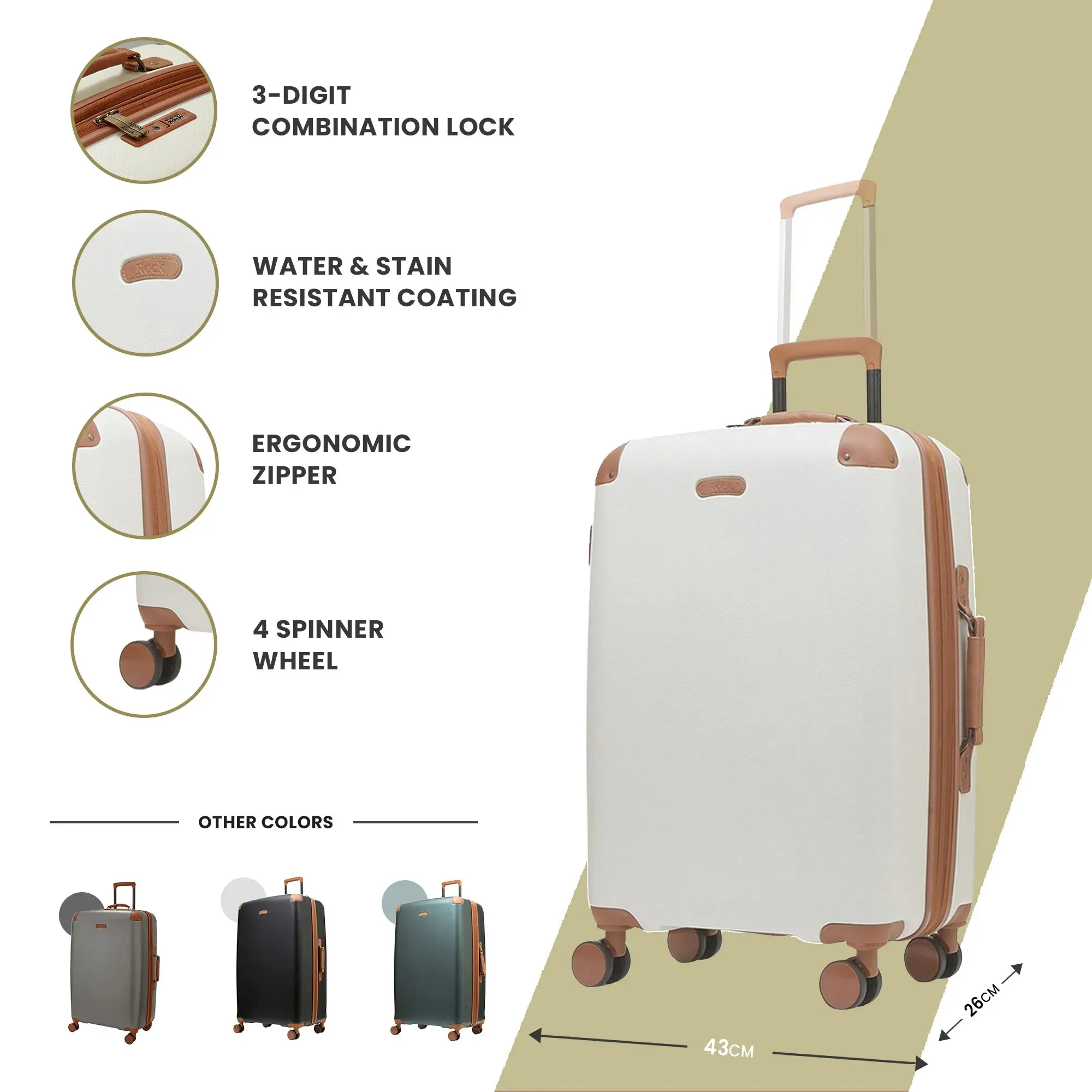 Carnaby - Suitcase Expandable Hard-Shell 4 Spinner Wheels