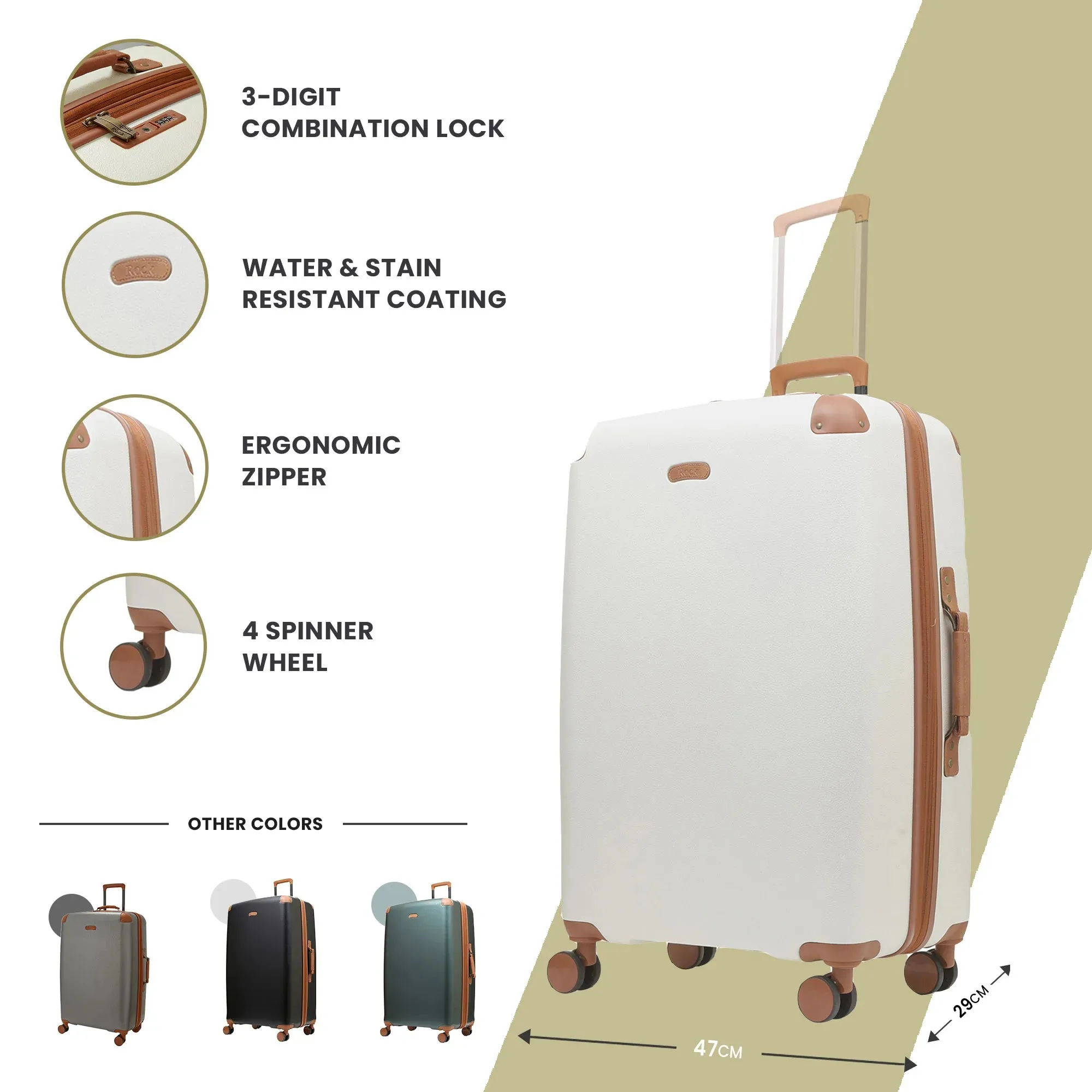 Carnaby - Suitcase Expandable Hard-Shell 4 Spinner Wheels