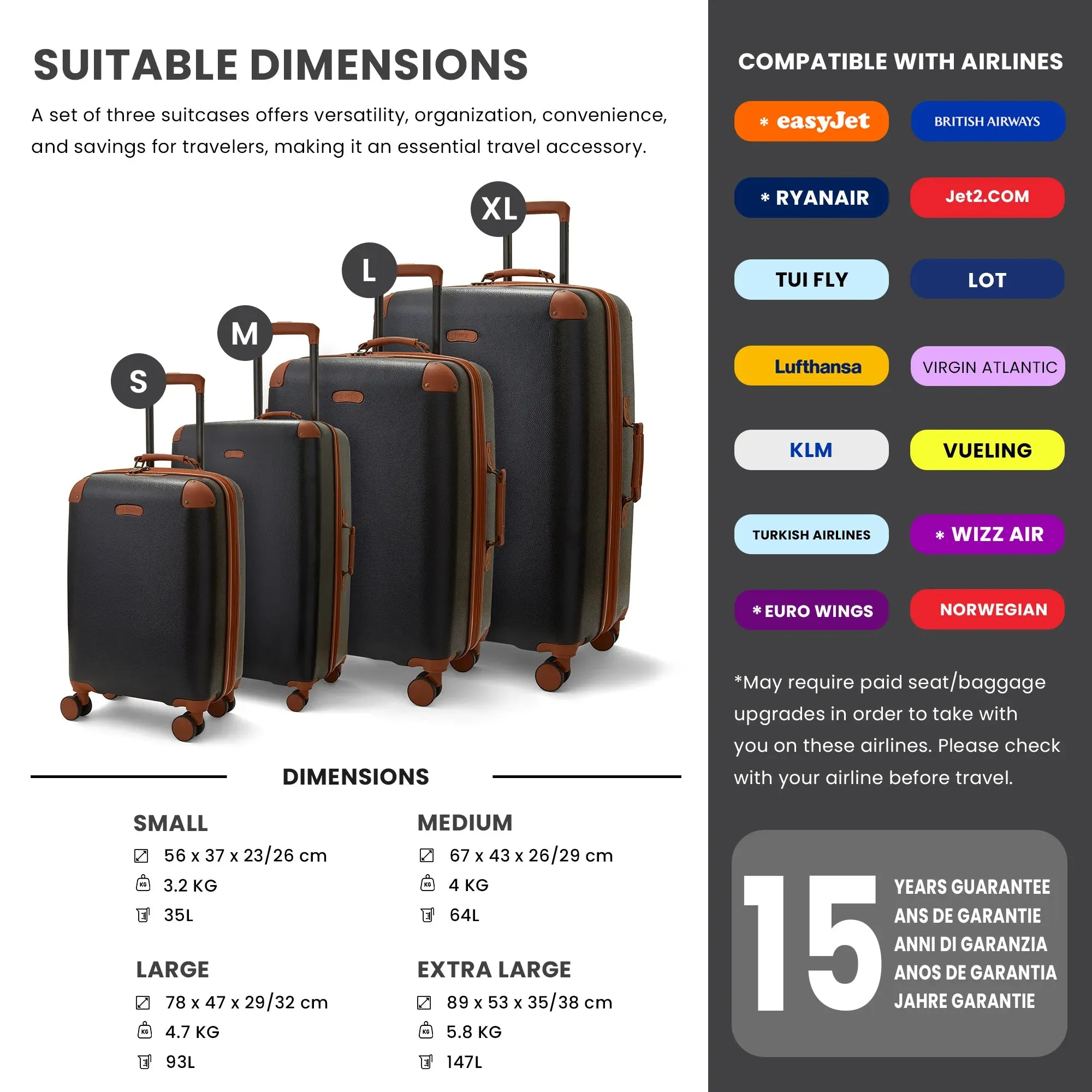 Carnaby - Suitcase Expandable Hard-Shell 4 Spinner Wheels