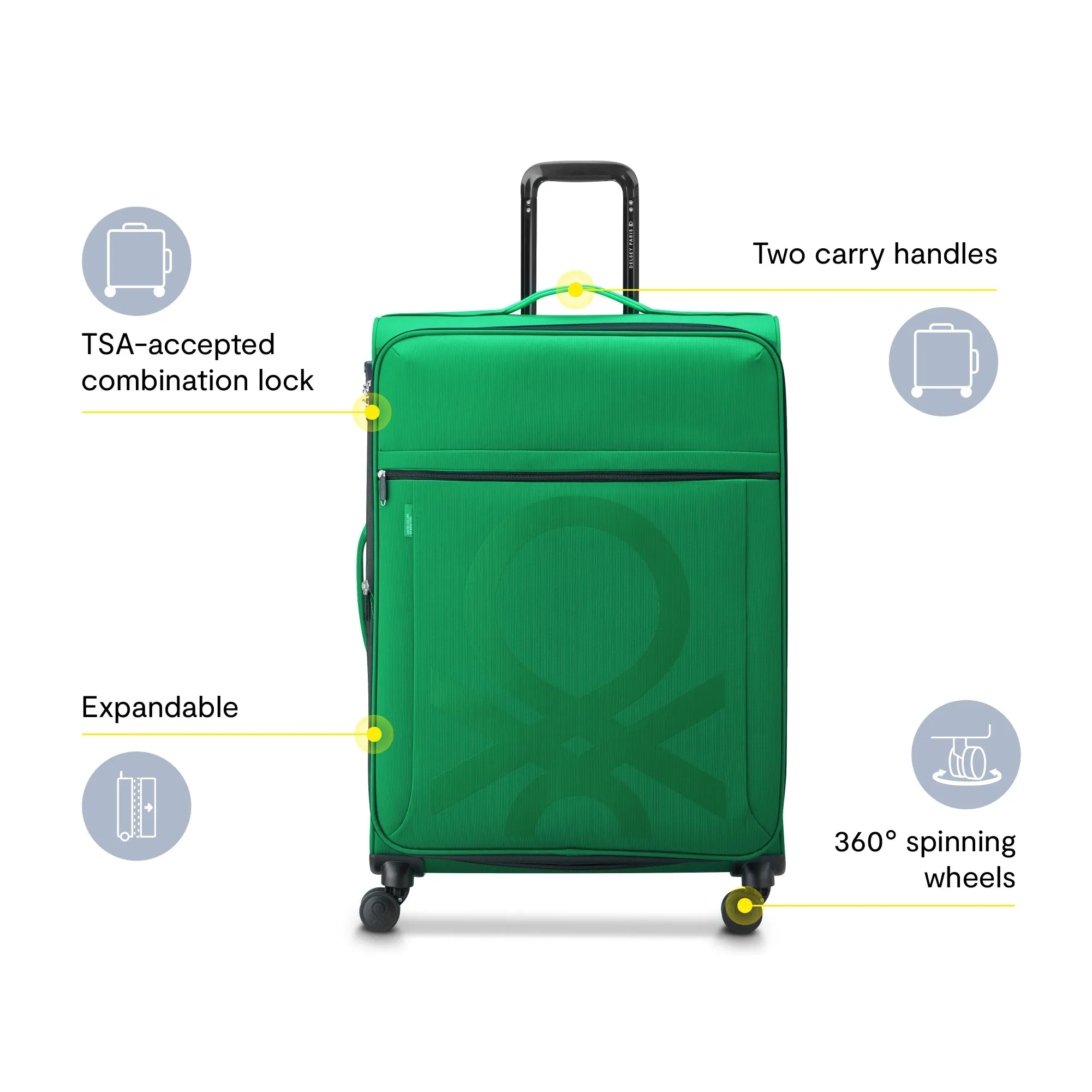 COLOR BLOCK - 2-Piece Luggage Set (CO/L)