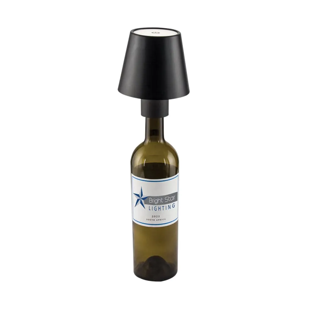 Corky Rechargeable LED Metal Lamp Black | White
