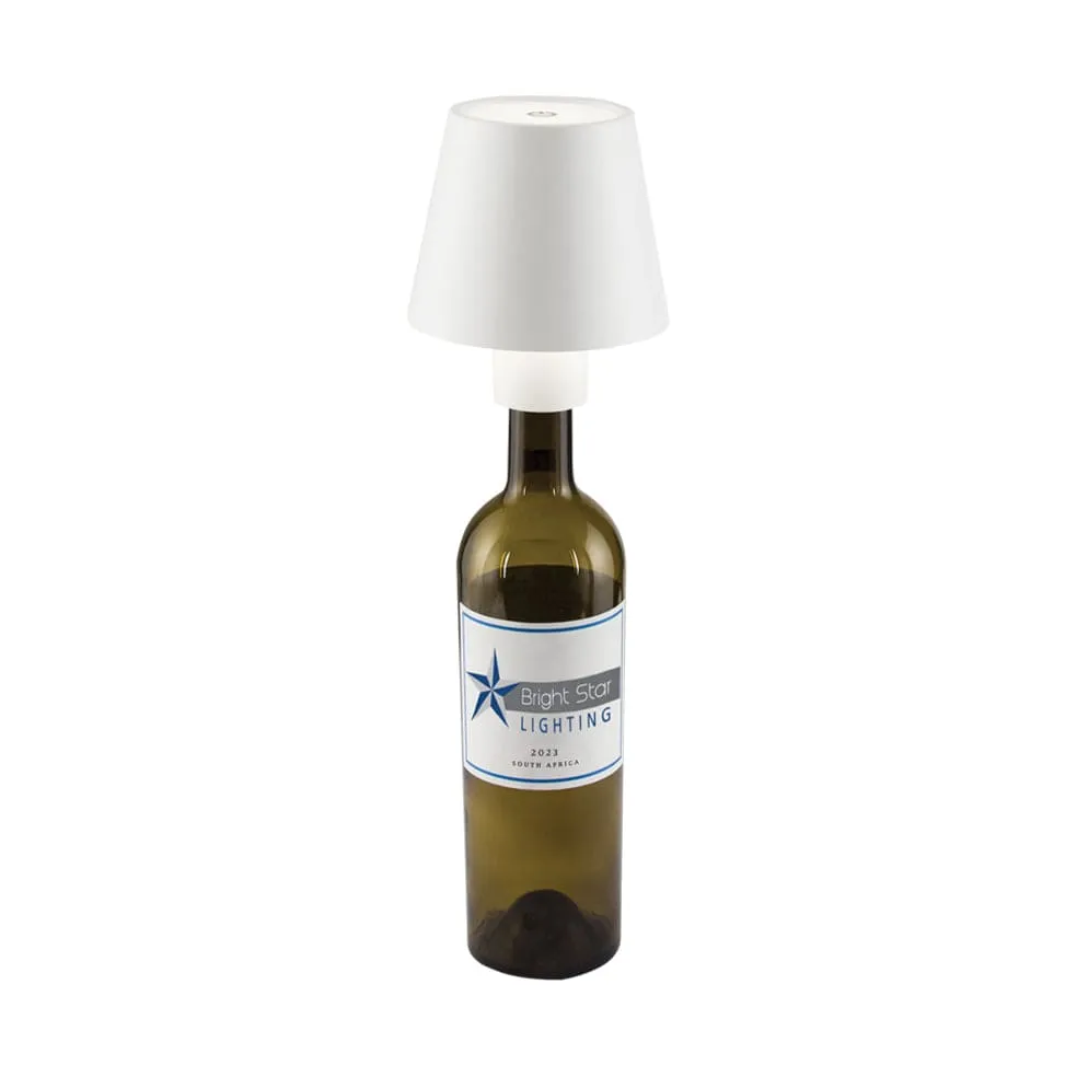 Corky Rechargeable LED Metal Lamp Black | White