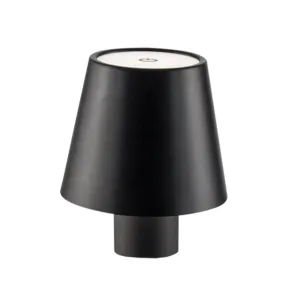 Corky Rechargeable LED Metal Lamp Black | White