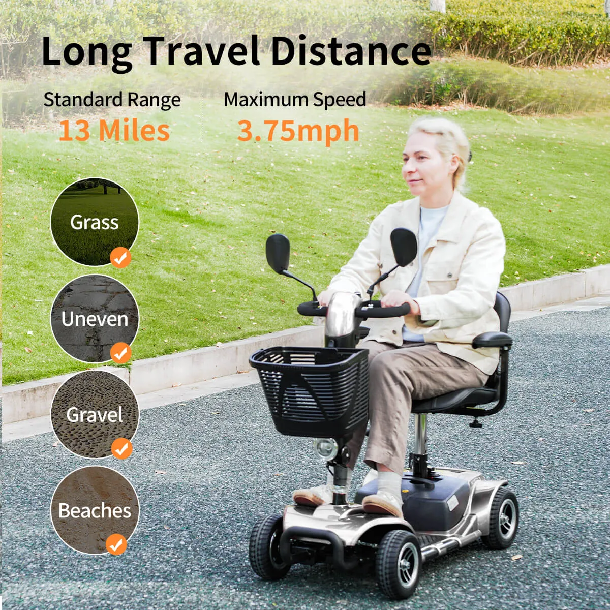 D41 Explorer-Swift Compact Lightweight Mobility Scooter