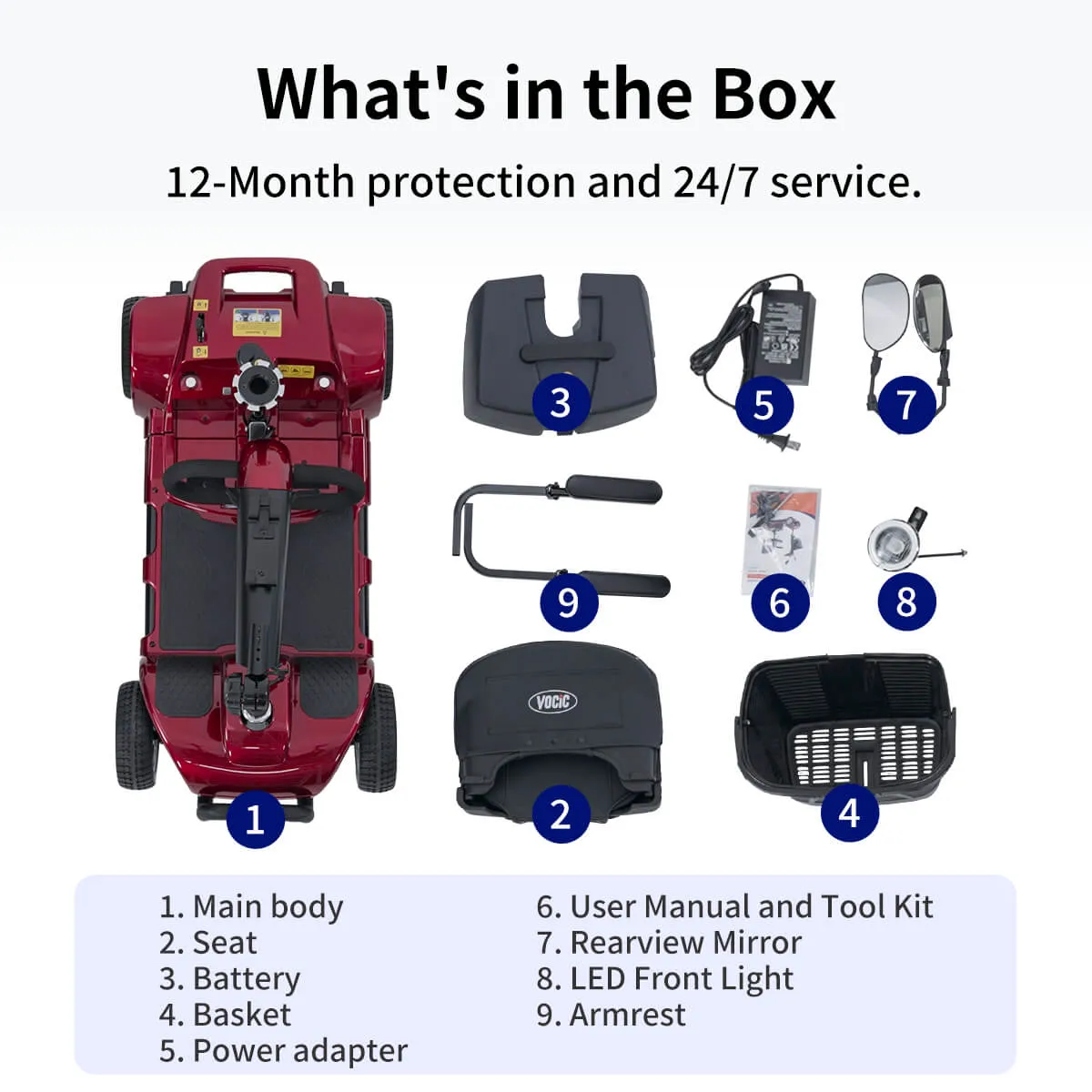 D41 Explorer-Swift Compact Lightweight Mobility Scooter