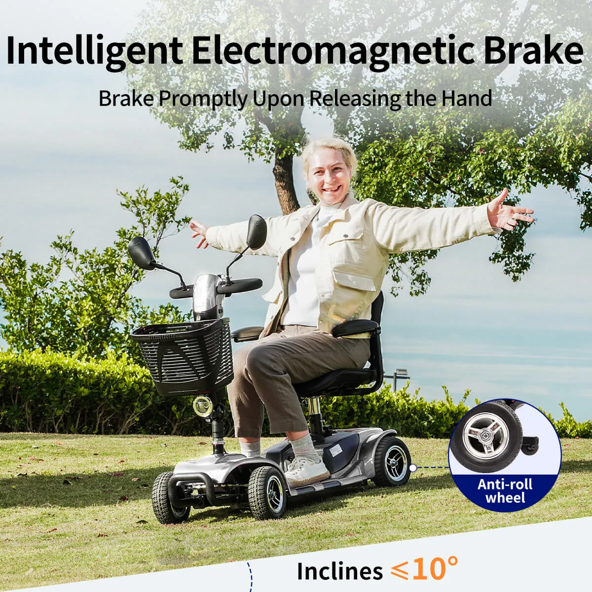 D41 Explorer-Swift Compact Lightweight Mobility Scooter