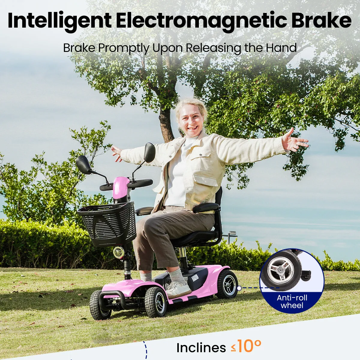 D41 Explorer-Swift Compact Lightweight Mobility Scooter