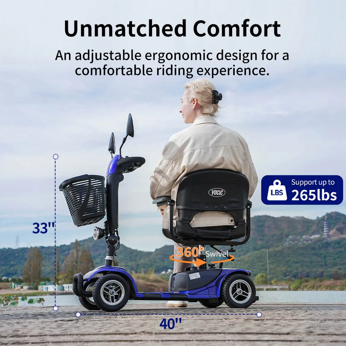 D41 Explorer-Swift Compact Lightweight Mobility Scooter