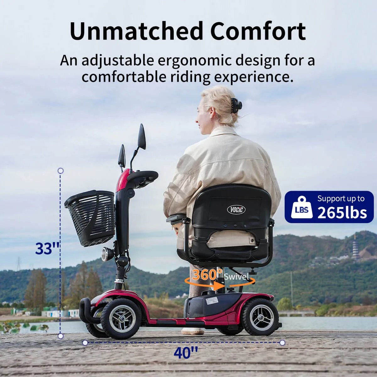 D41 Explorer-Swift Compact Lightweight Mobility Scooter
