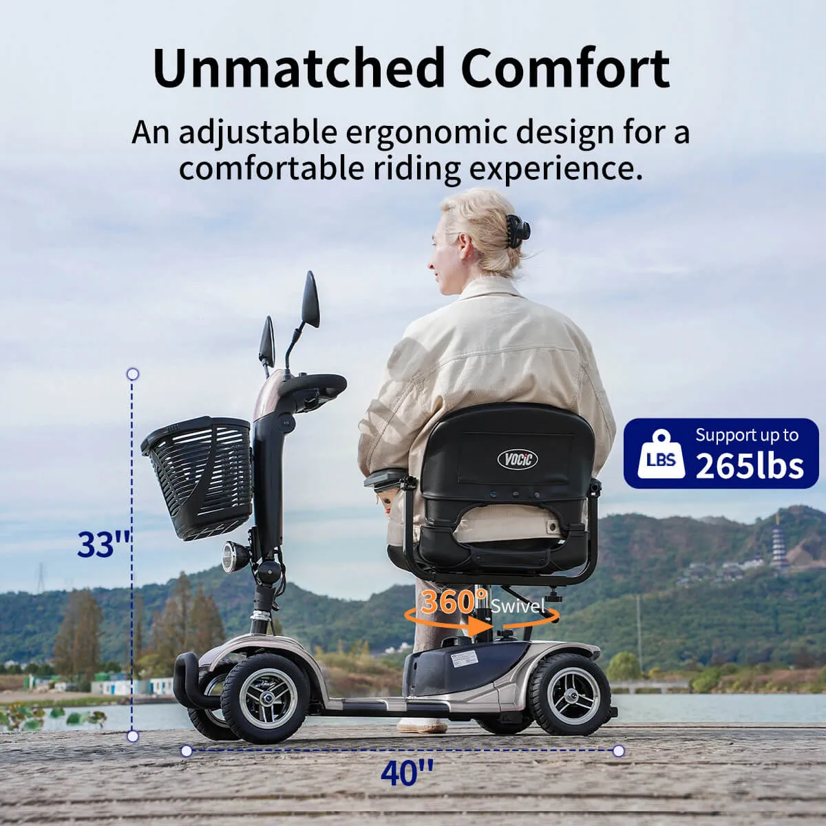 D41 Explorer-Swift Compact Lightweight Mobility Scooter