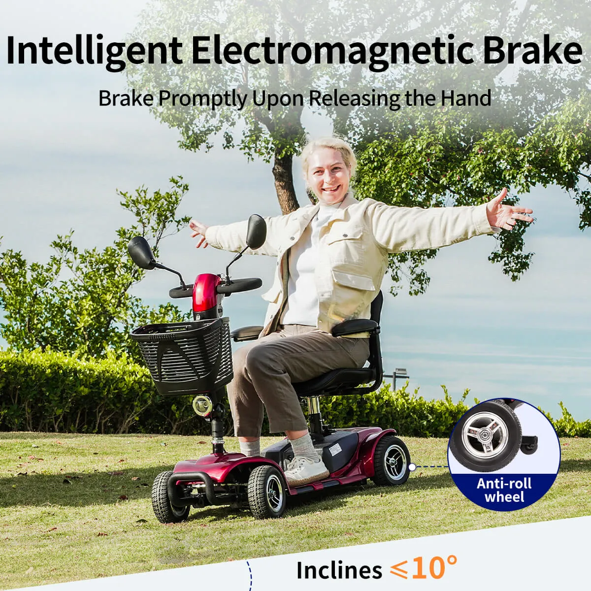 D41 Explorer-Swift Compact Lightweight Mobility Scooter