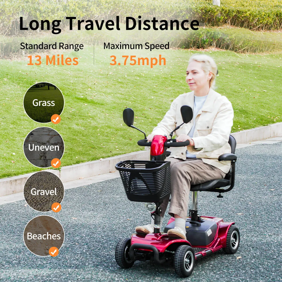 D41 Explorer-Swift Compact Lightweight Mobility Scooter