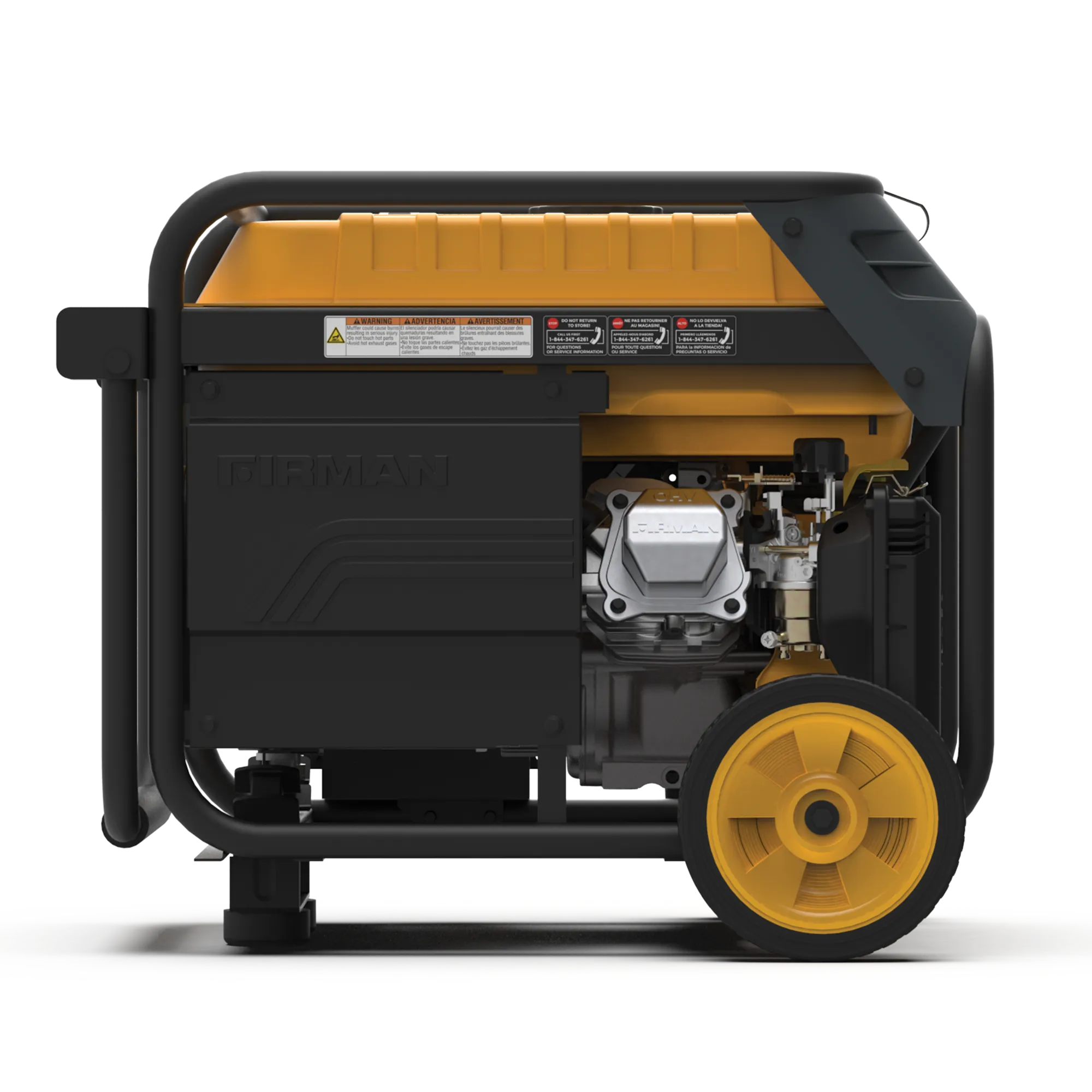 Dual Fuel 4550W Portable Generator Electric Start 120V