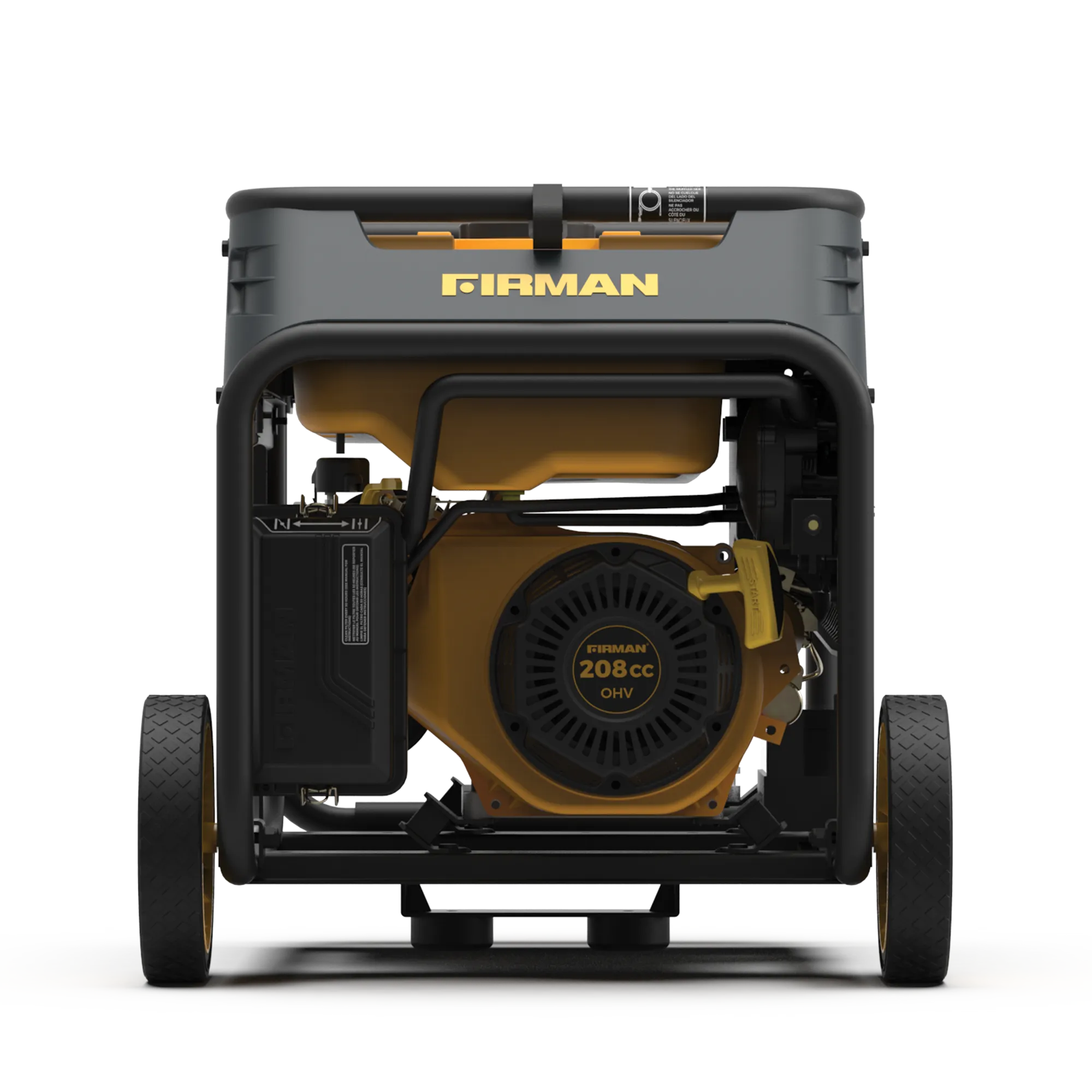 Dual Fuel 4550W Portable Generator Electric Start 120V