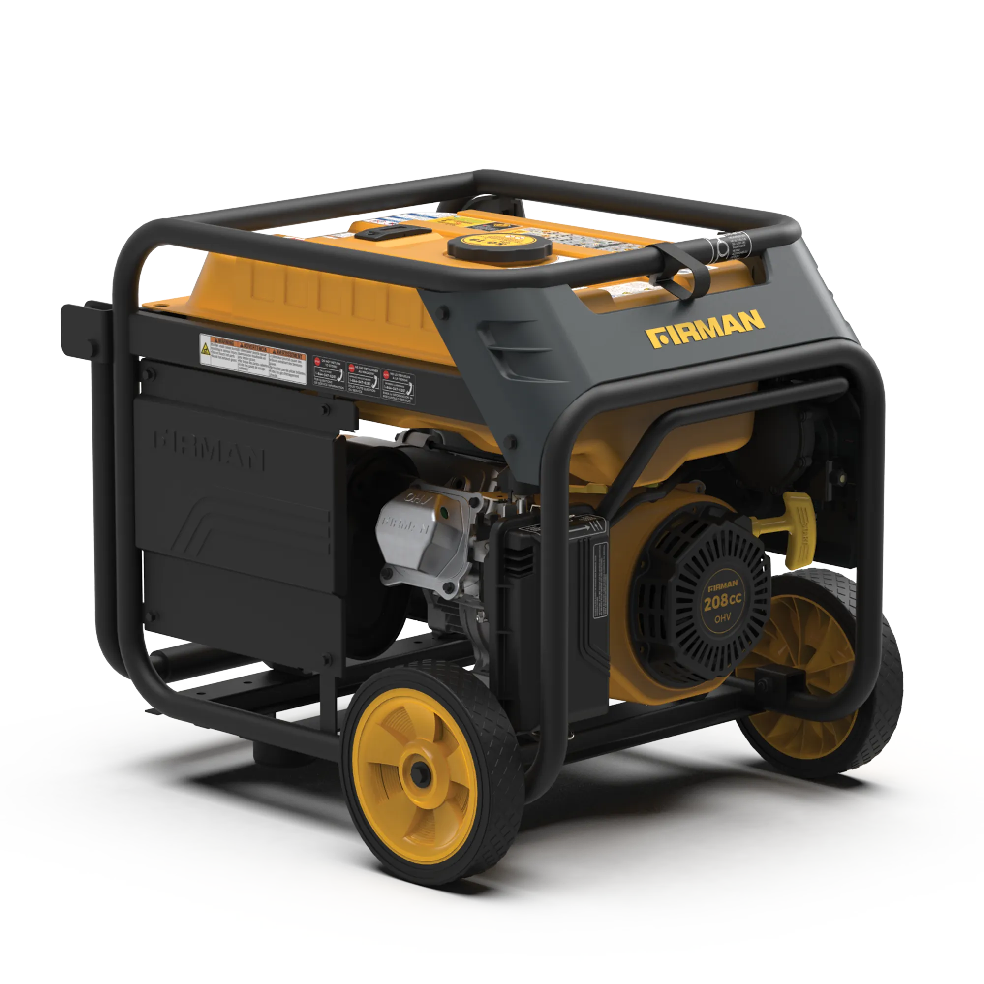Dual Fuel 4550W Portable Generator Electric Start 120V