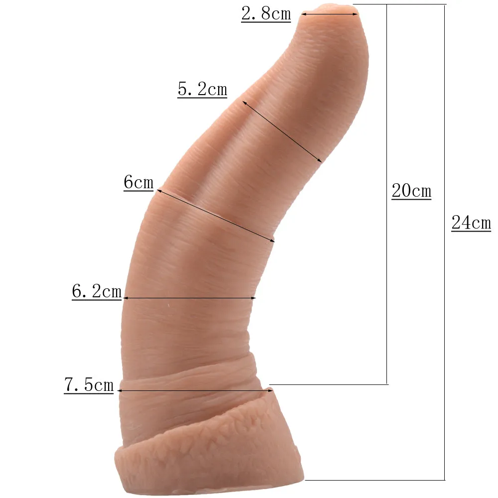 FAAK Realistic Alien Curved Dildo 10" | Ergonomic| Realistic Detail
