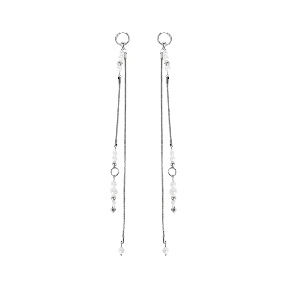 Fervooor Prickly Star long chain earrings