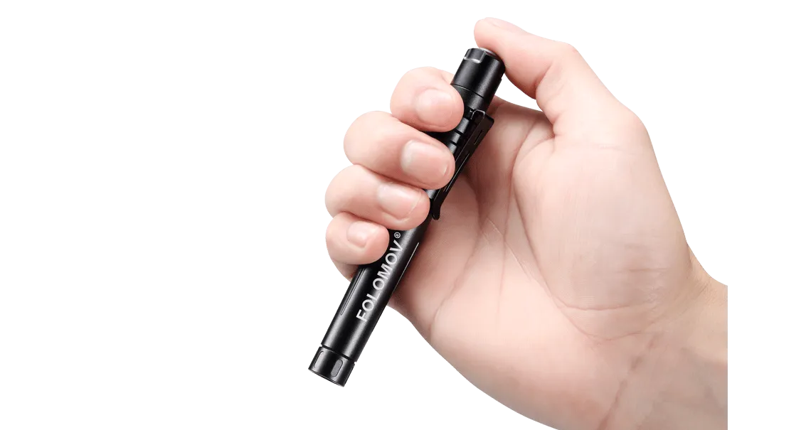 Folomov L1 Penlight 335 Lumen 1 * 10900 Micro-USB Rechargeable Battery Nichia E21A LED