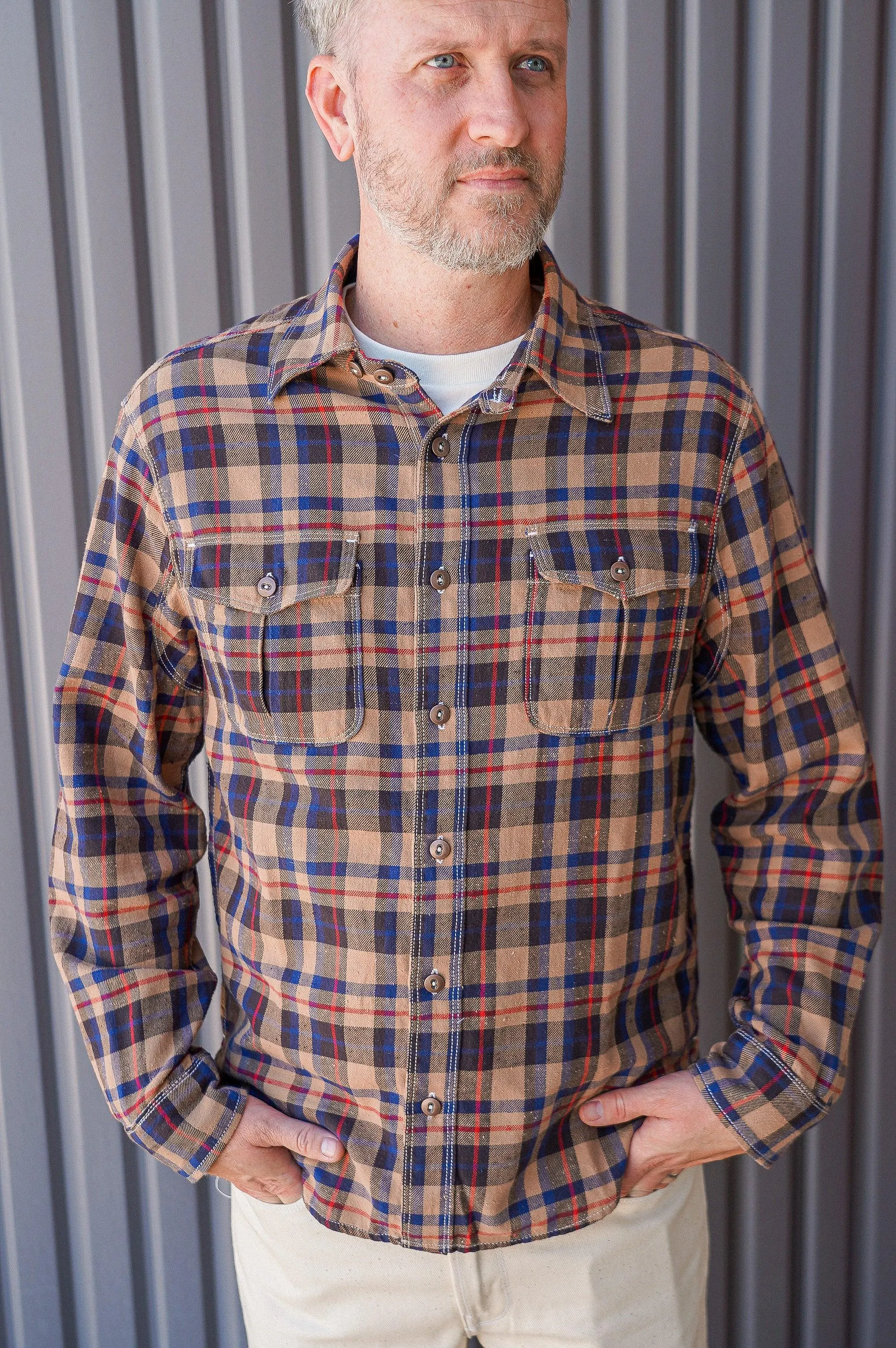 Freenote Cloth Currant Shirt - Brown Twill