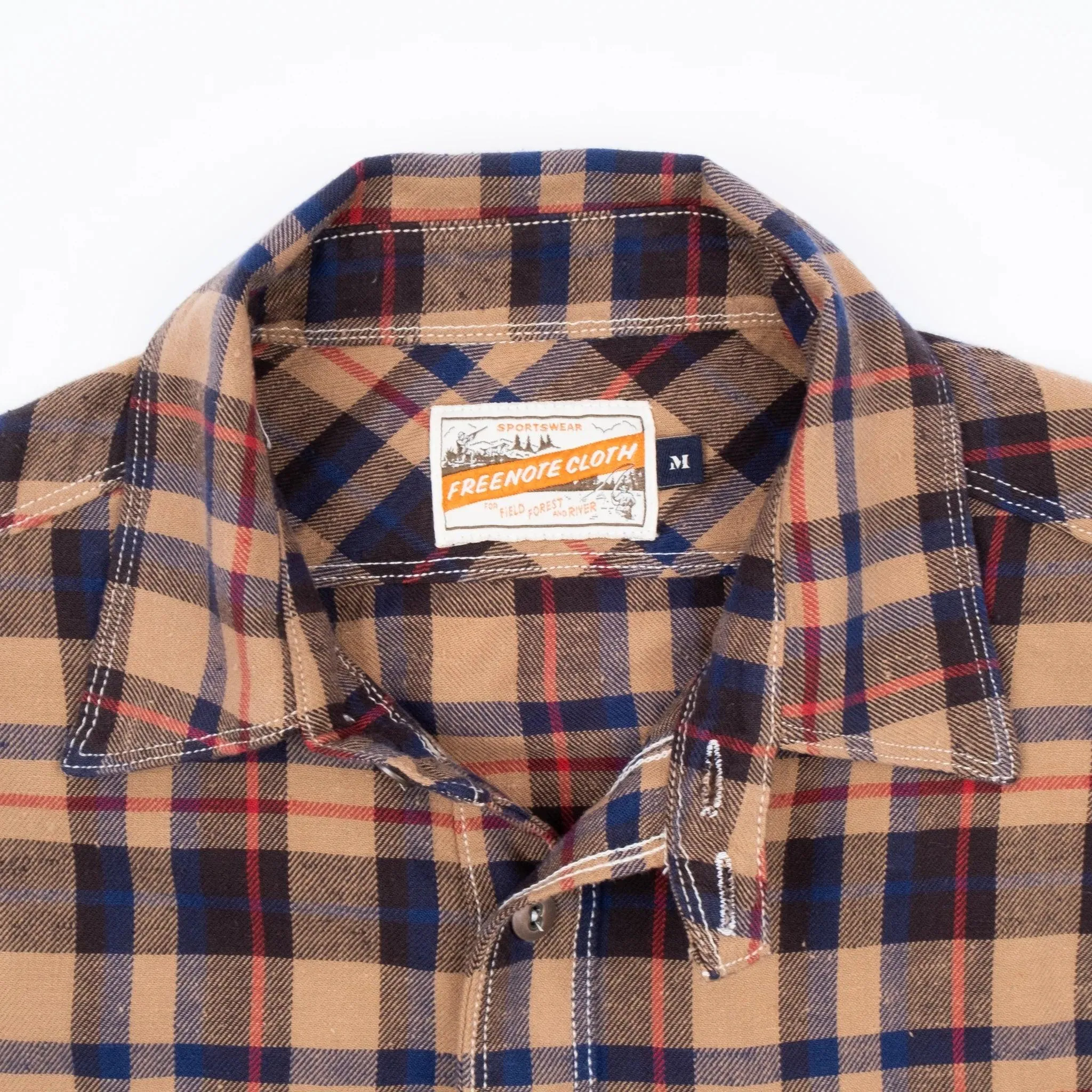 Freenote Cloth Currant Shirt - Brown Twill